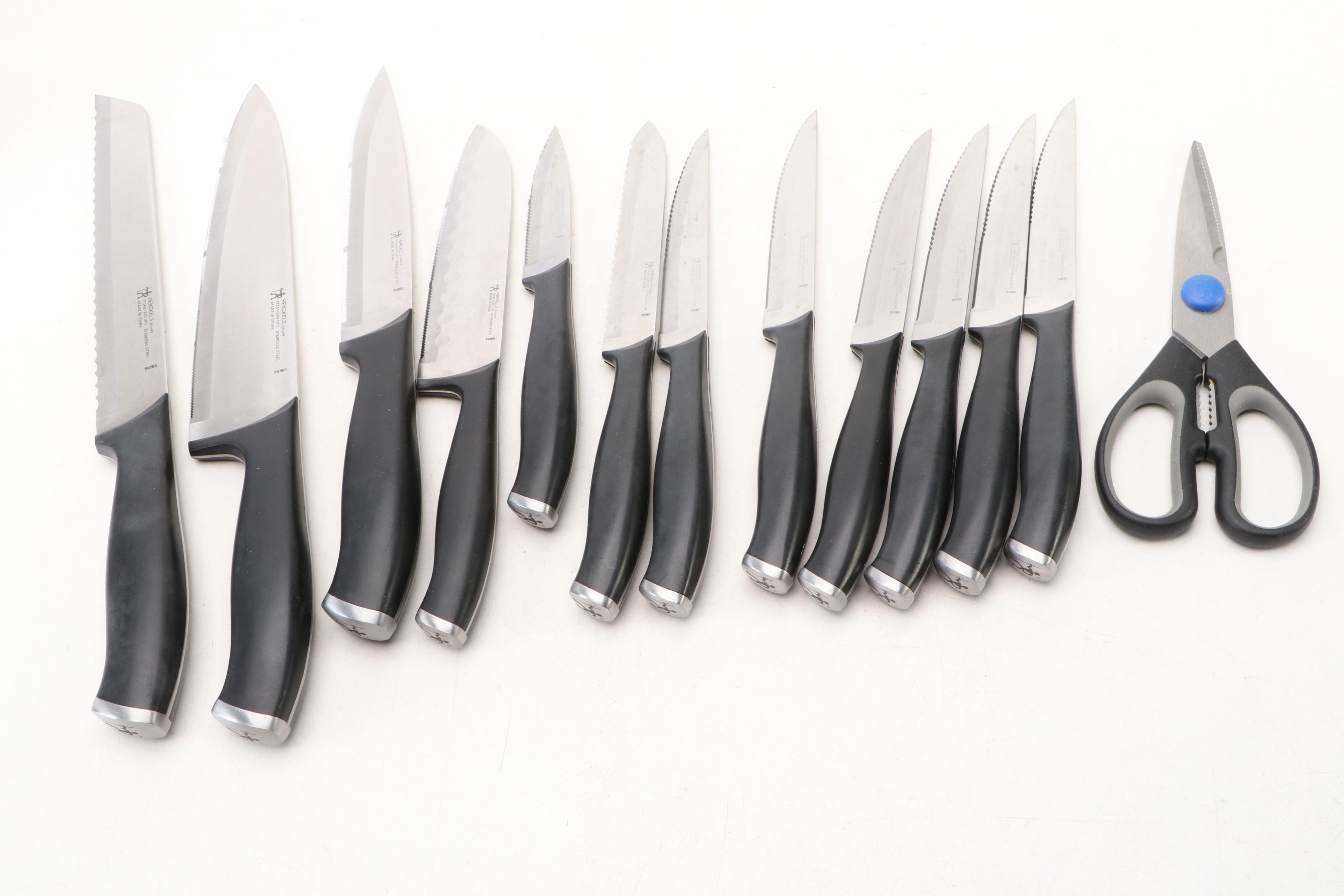 Henckels "Assure" Stainless Knife Block Set