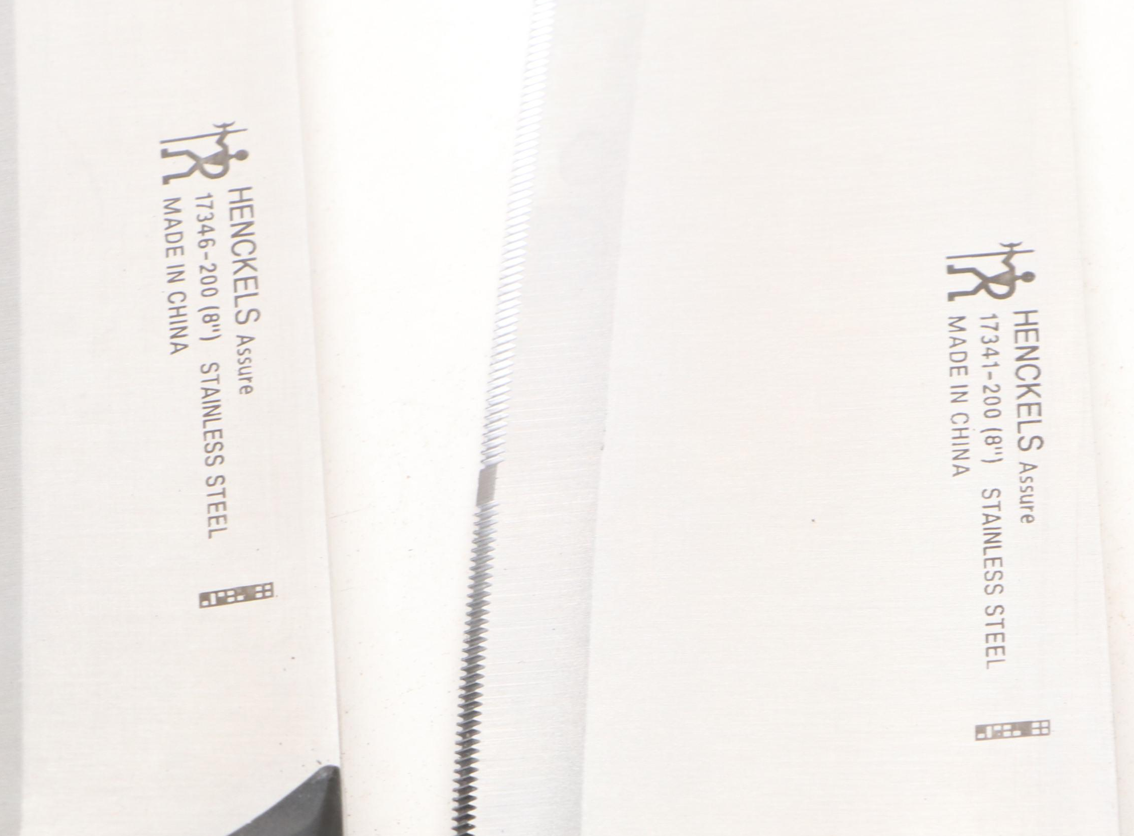 Henckels "Assure" Stainless Knife Block Set