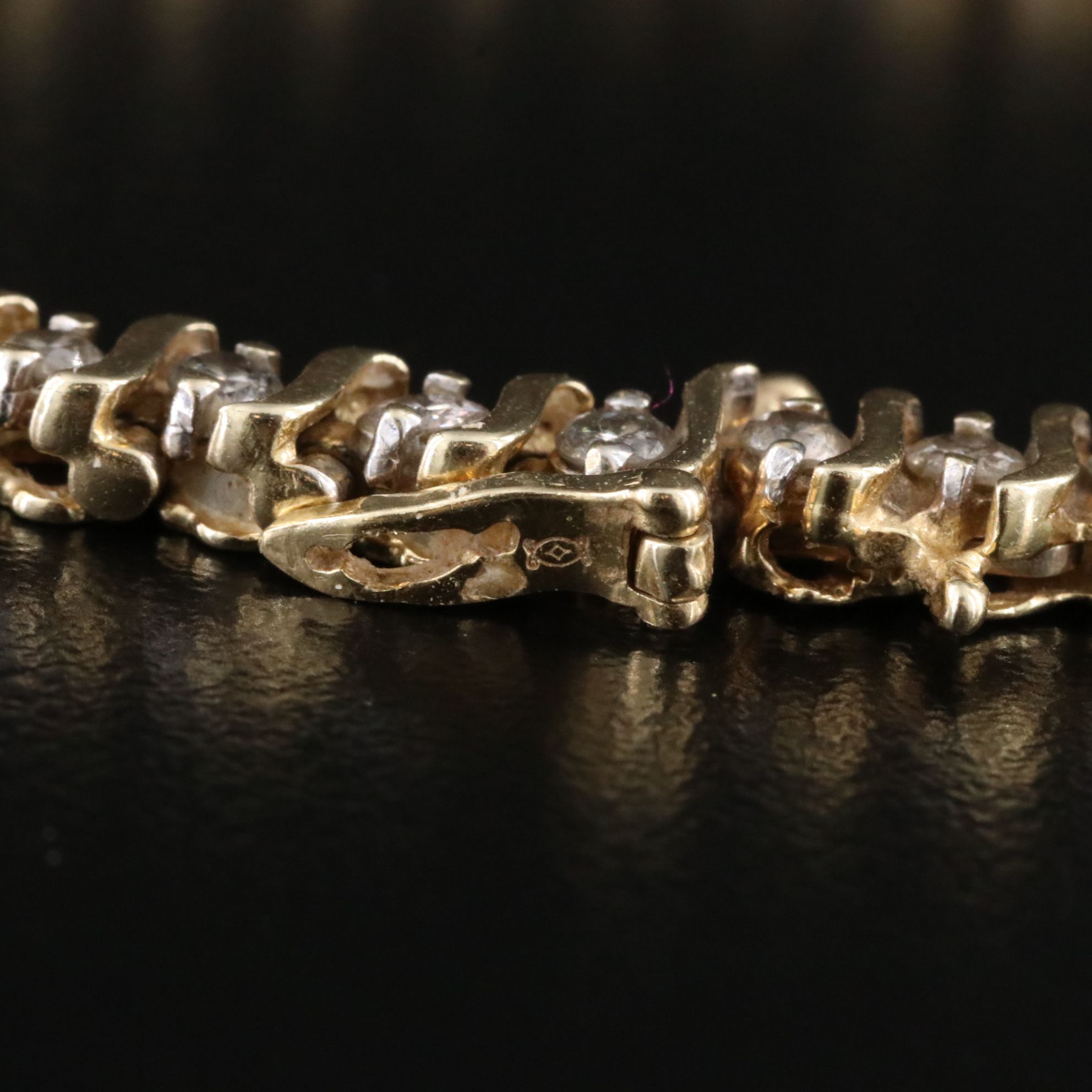 14K 3.08 CTW Diamond S-Link Bracelet