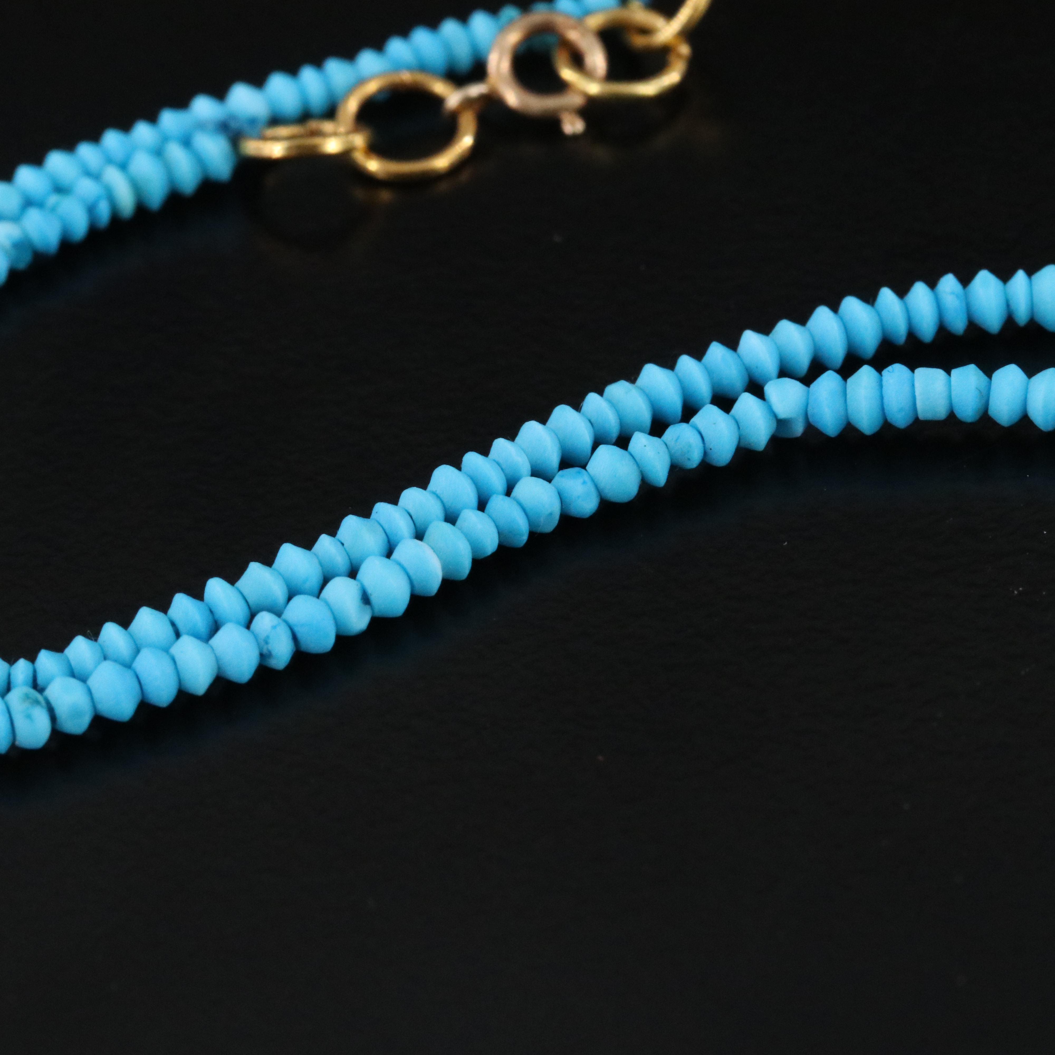 14K Turquoise Necklace