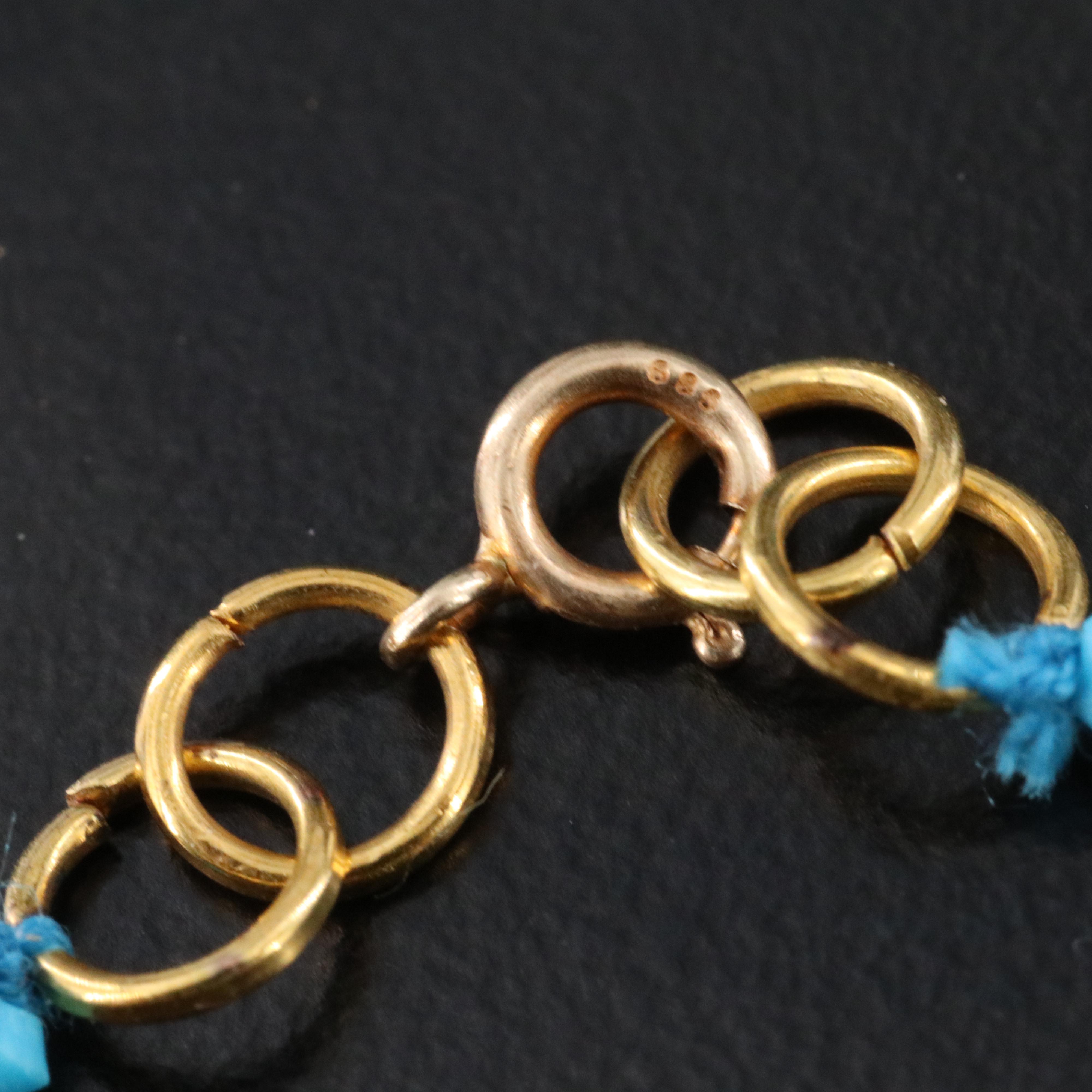 14K Turquoise Necklace