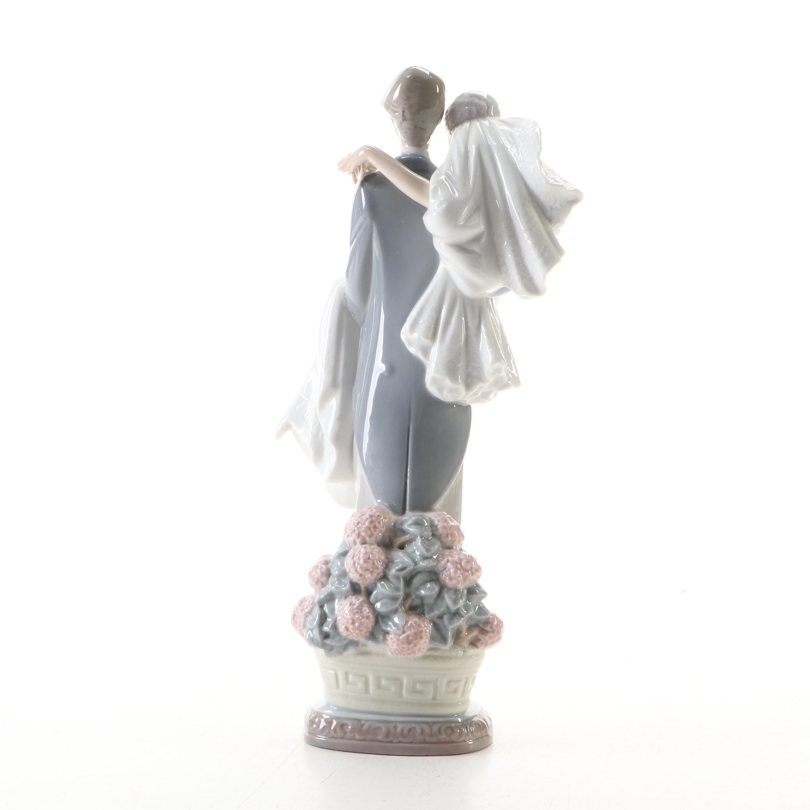 Juan Huerta for Lladró "Over the Threshold" Porcelain Bride and Groom