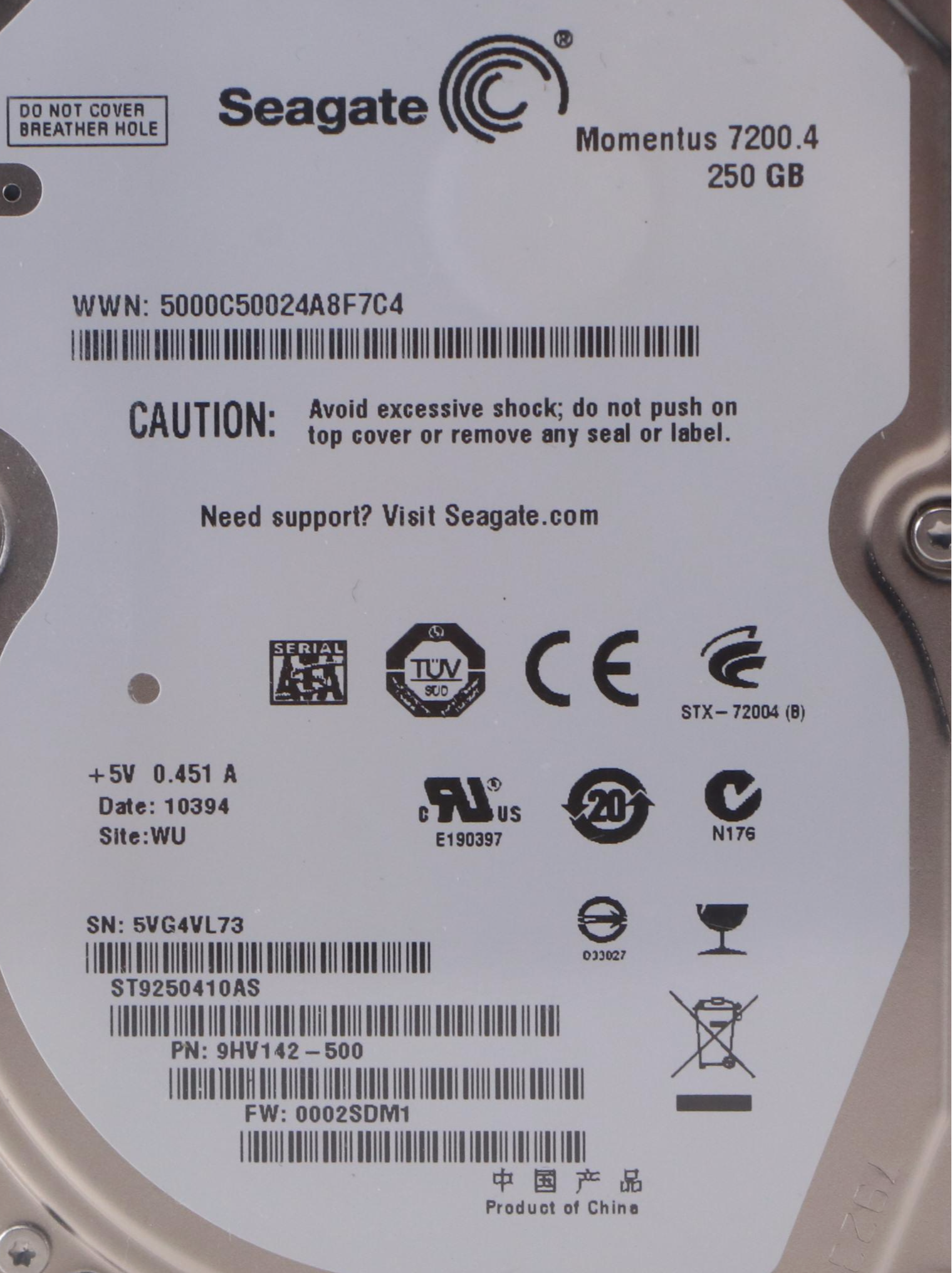 Hitachi MAC OS 10.6.8 Clone and Seagate Hard Drives in Leather Cases