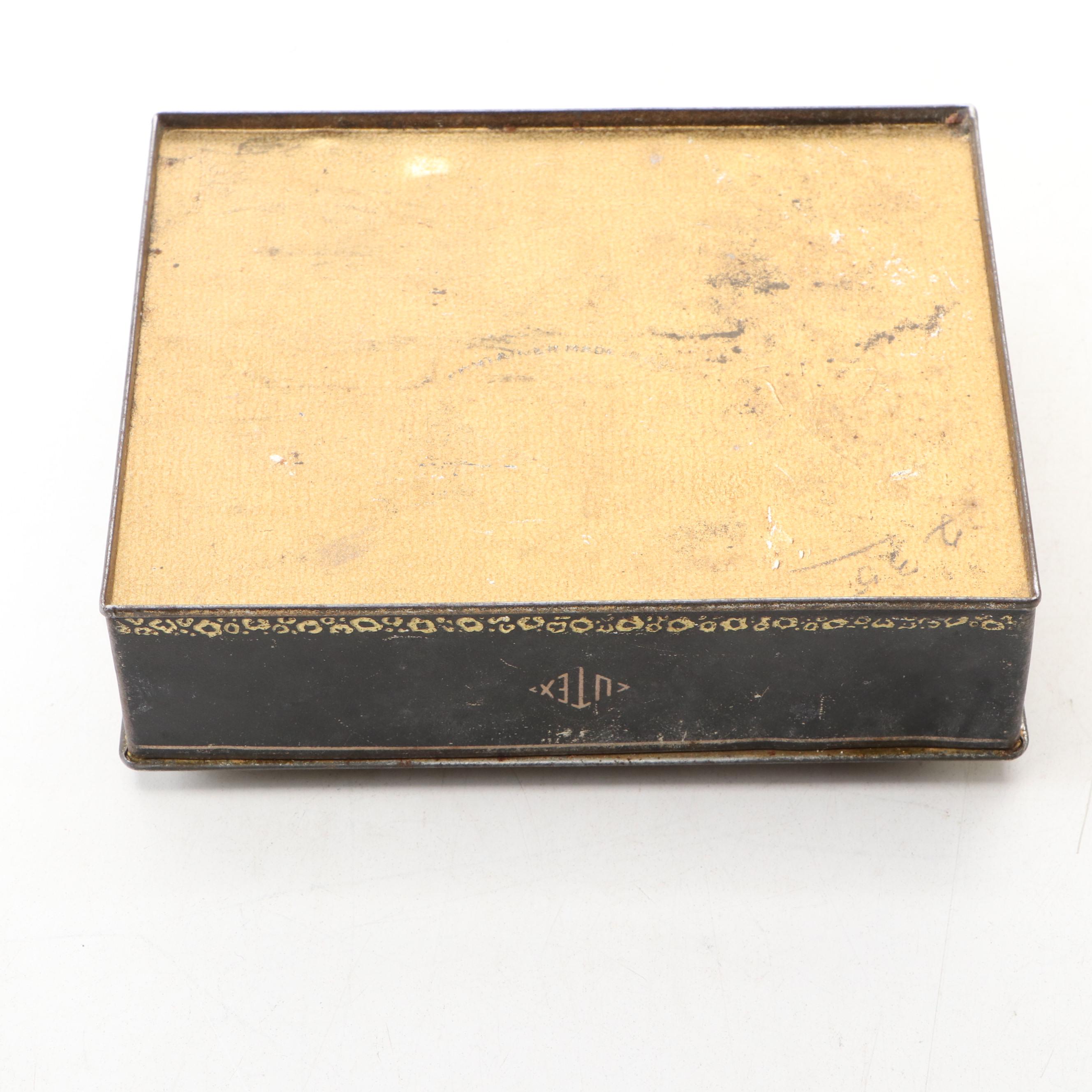 Cutex Marquis Set Tin Container with Other Decorative Boxes