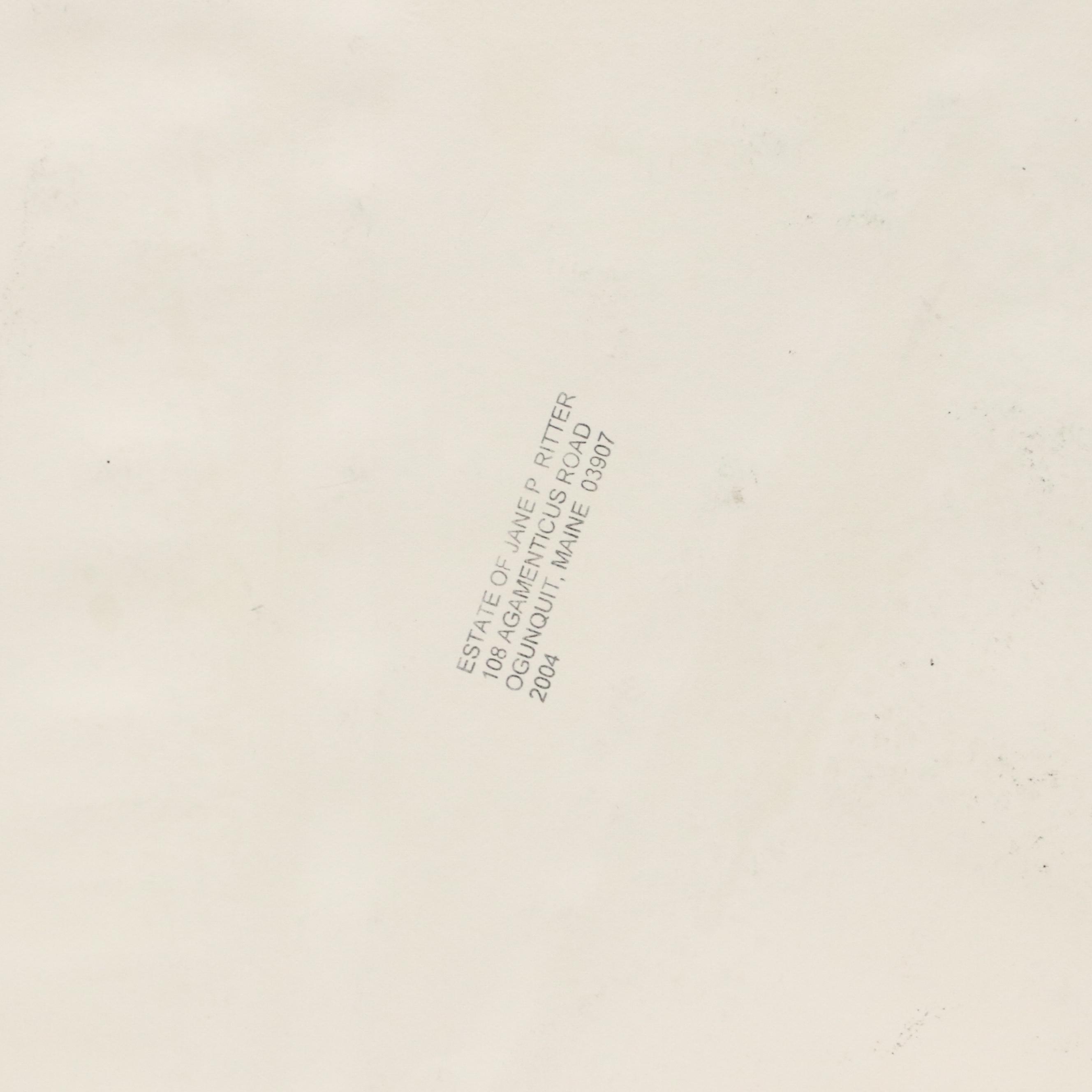 Chris Ritter Modern Watercolor Painting "Ceramic Figure"