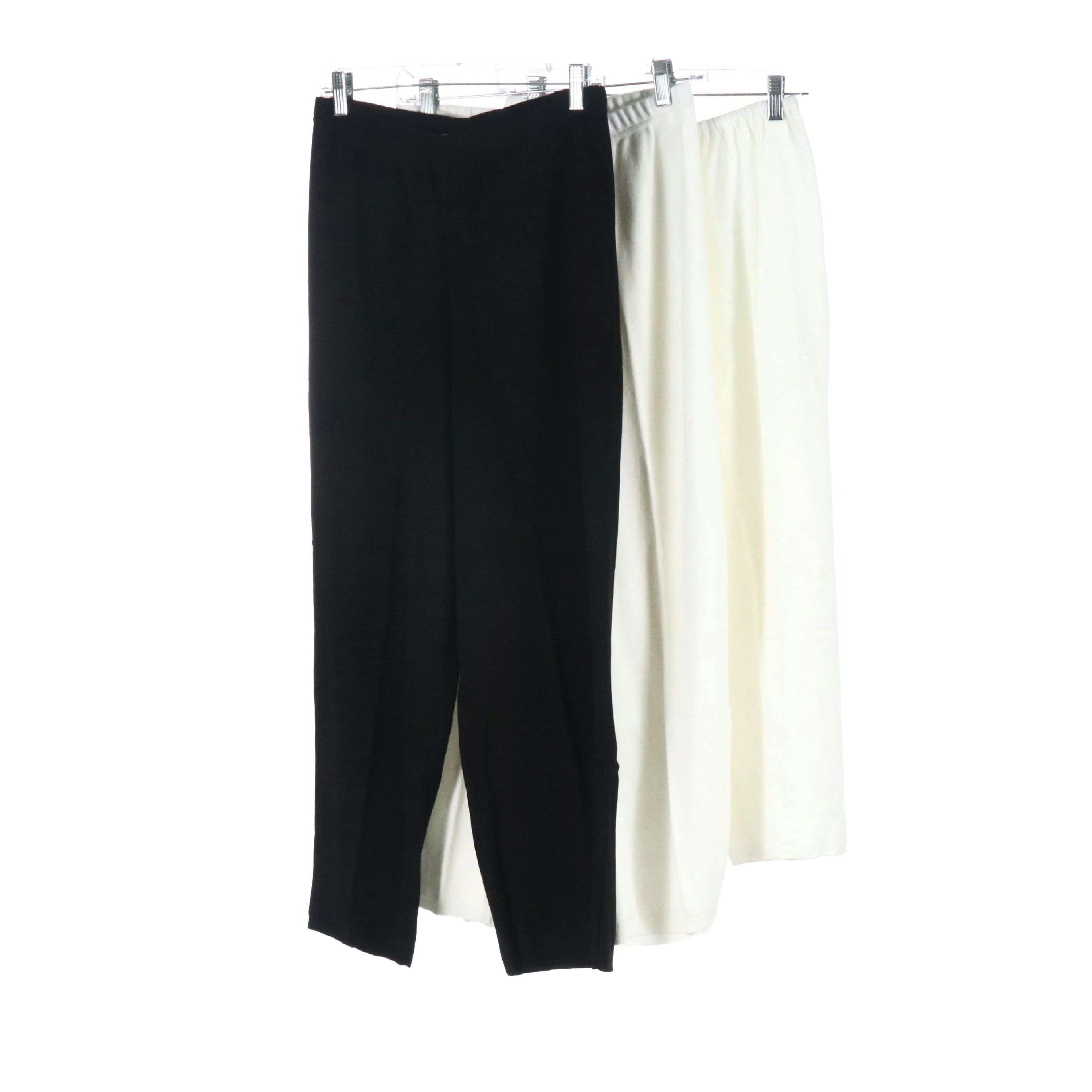 Fitigues White Terry Cloth Capris and Joan Vass Lounge Pants, With Tags