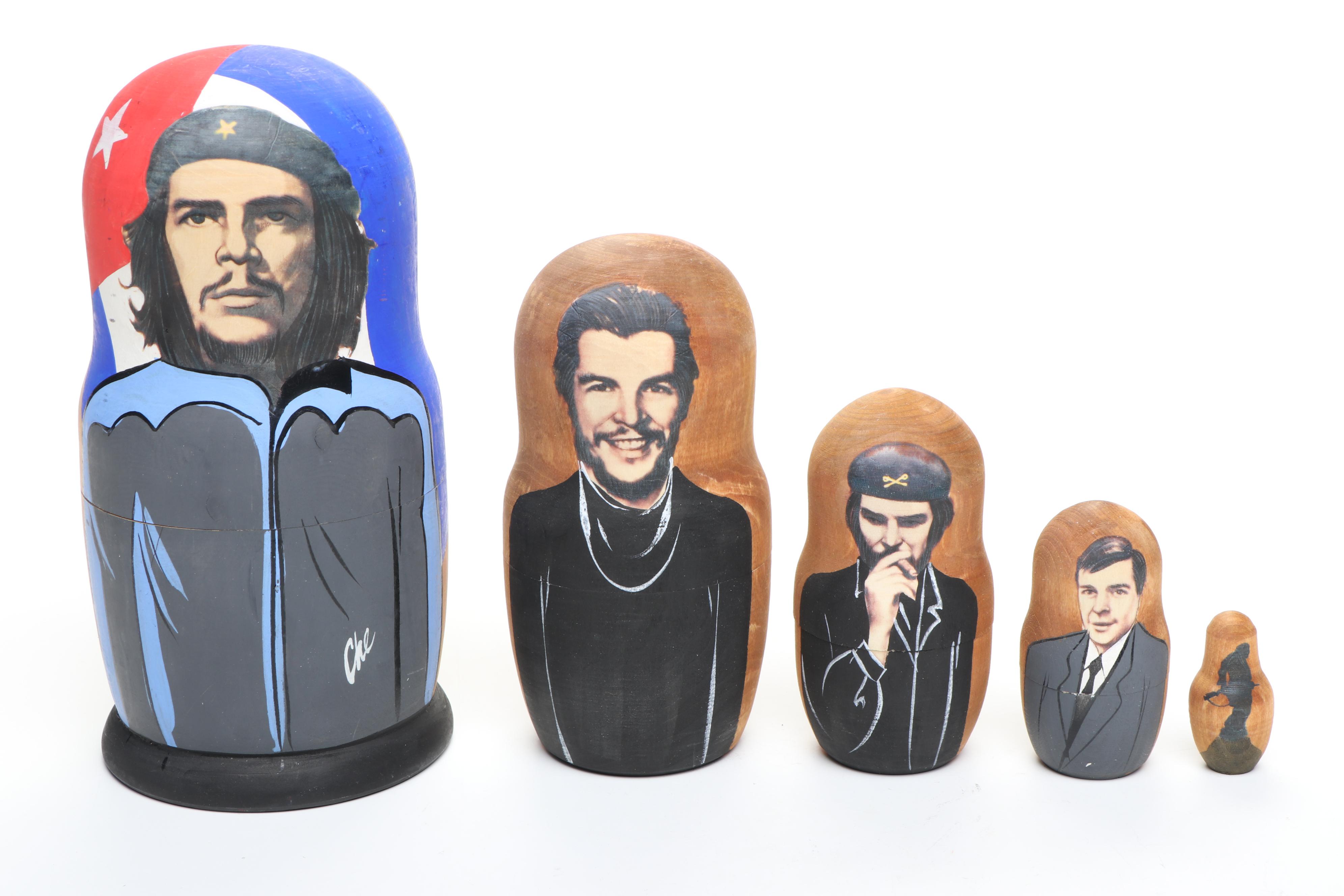 Che Guevara, Jacques Chirac, and More Wooden Matryoshka Dolls