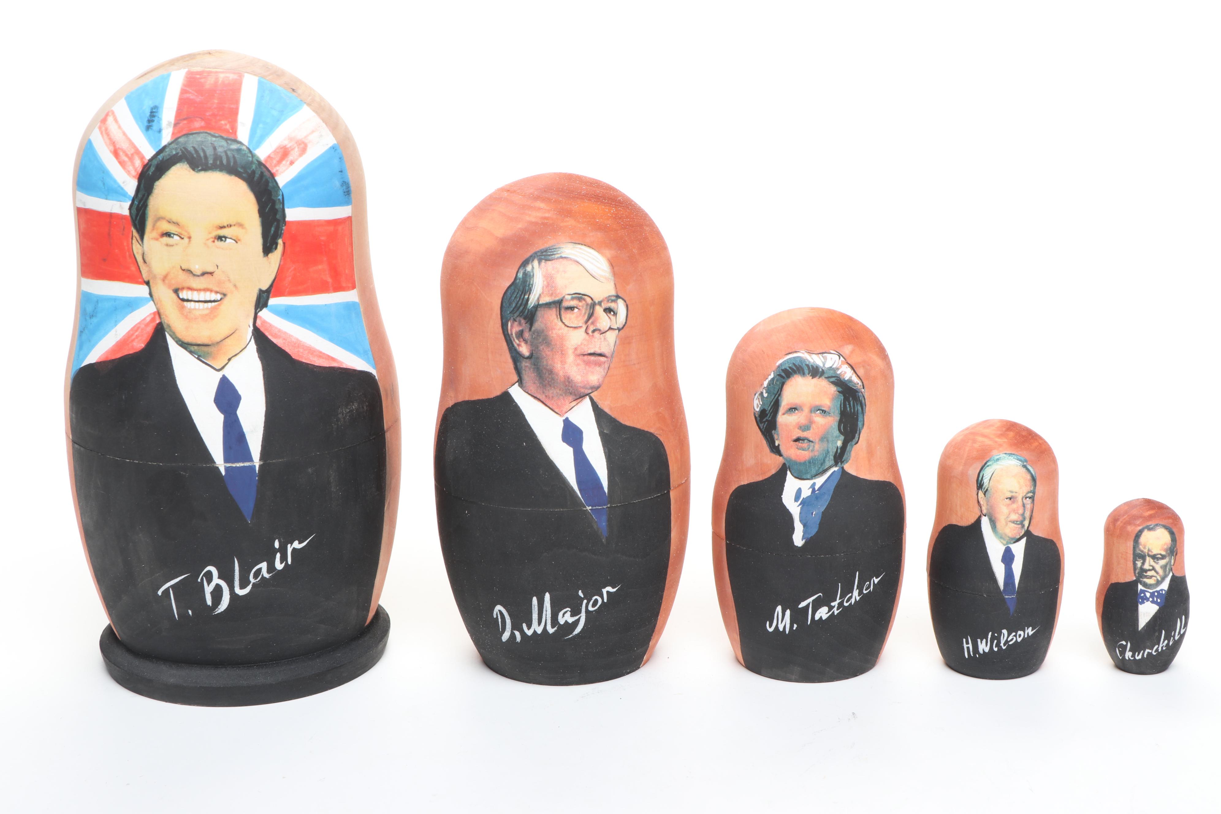Che Guevara, Jacques Chirac, and More Wooden Matryoshka Dolls