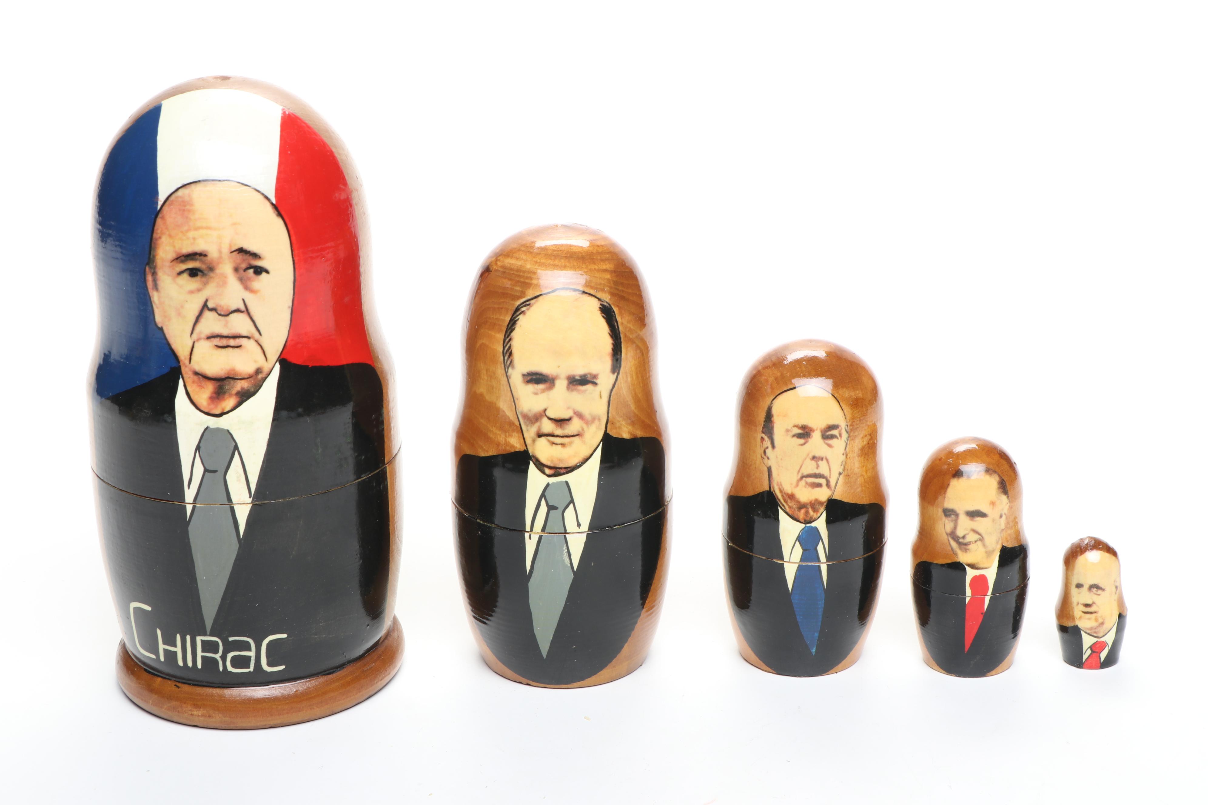 Che Guevara, Jacques Chirac, and More Wooden Matryoshka Dolls