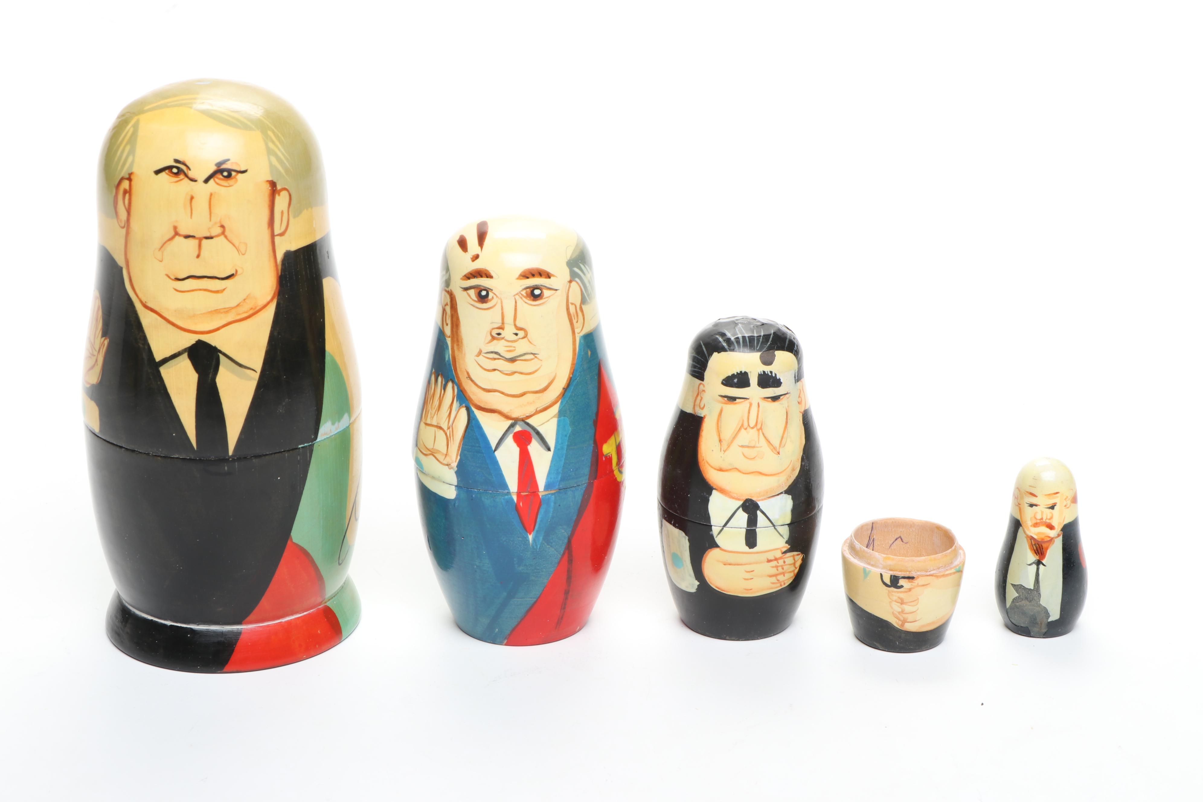 Che Guevara, Jacques Chirac, and More Wooden Matryoshka Dolls