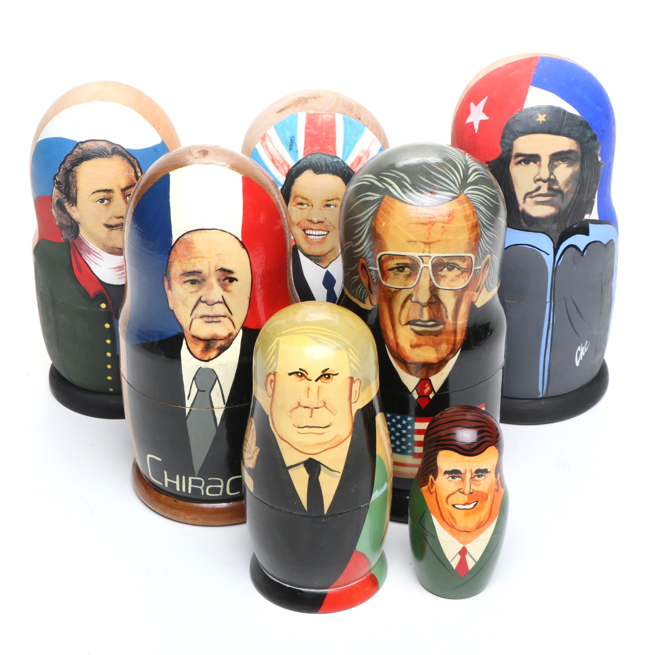 Che Guevara, Jacques Chirac, and More Wooden Matryoshka Dolls