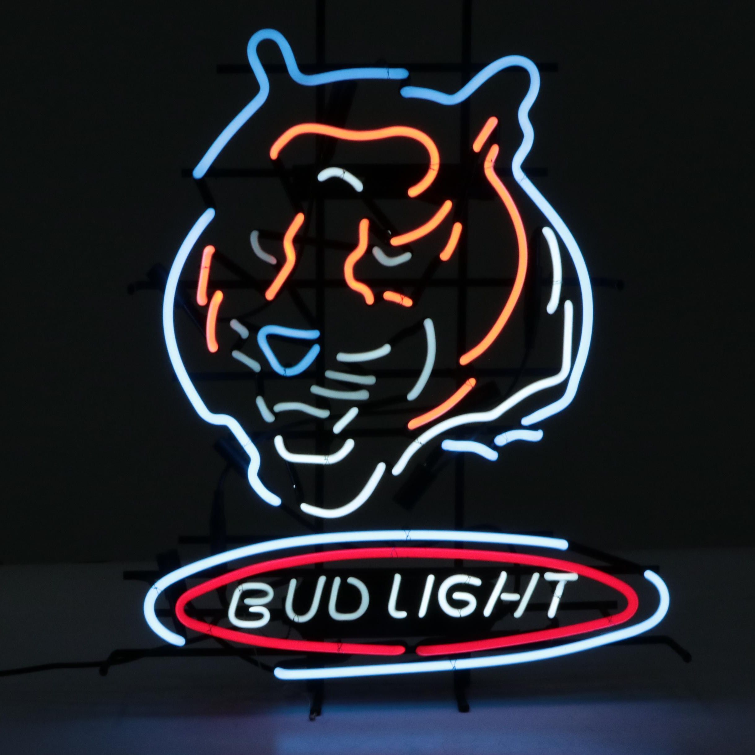 Bud Light Tiger Neon Sign