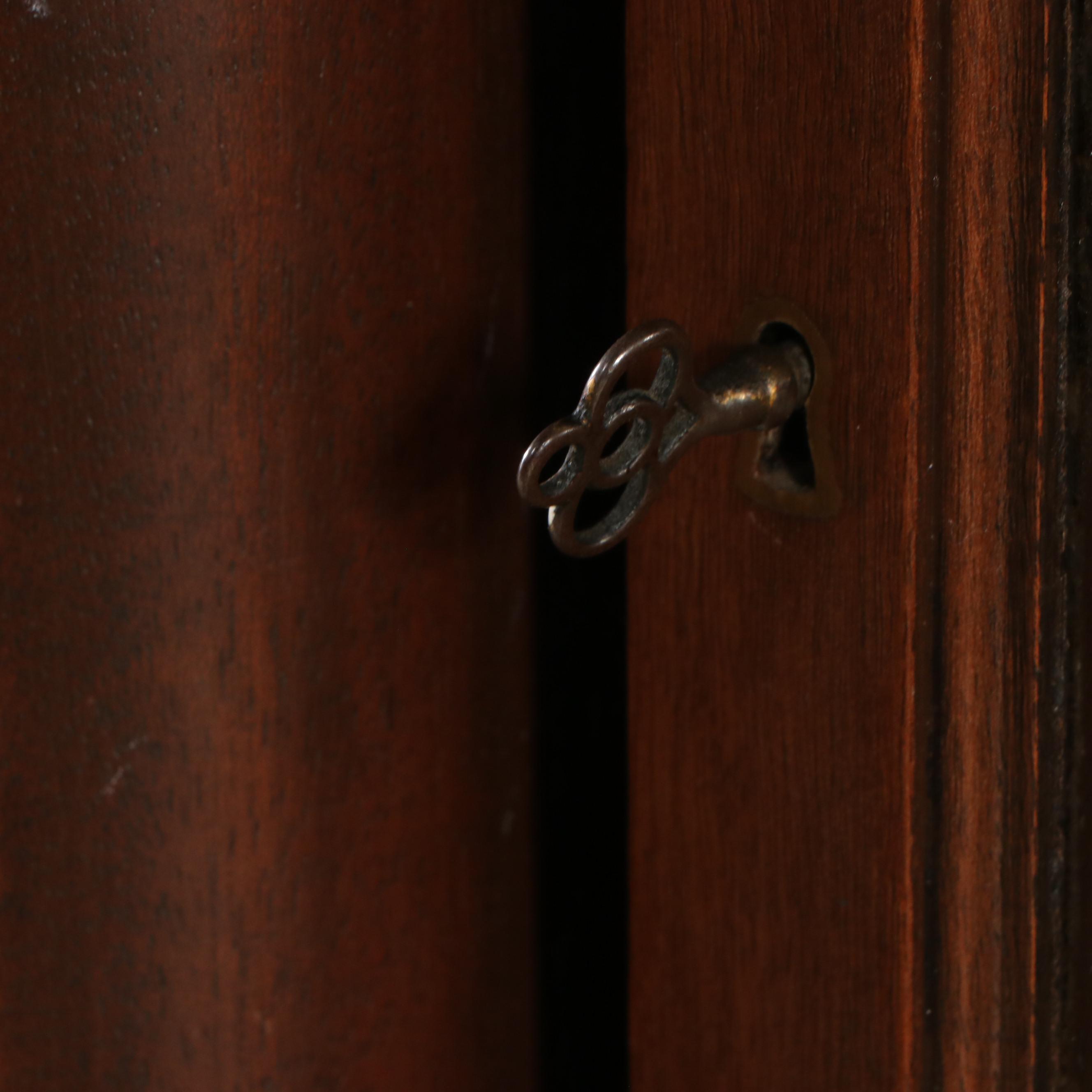 The Herschede Hall Clock Co. Mahogany Grandfather Clock, Early 20th Century
