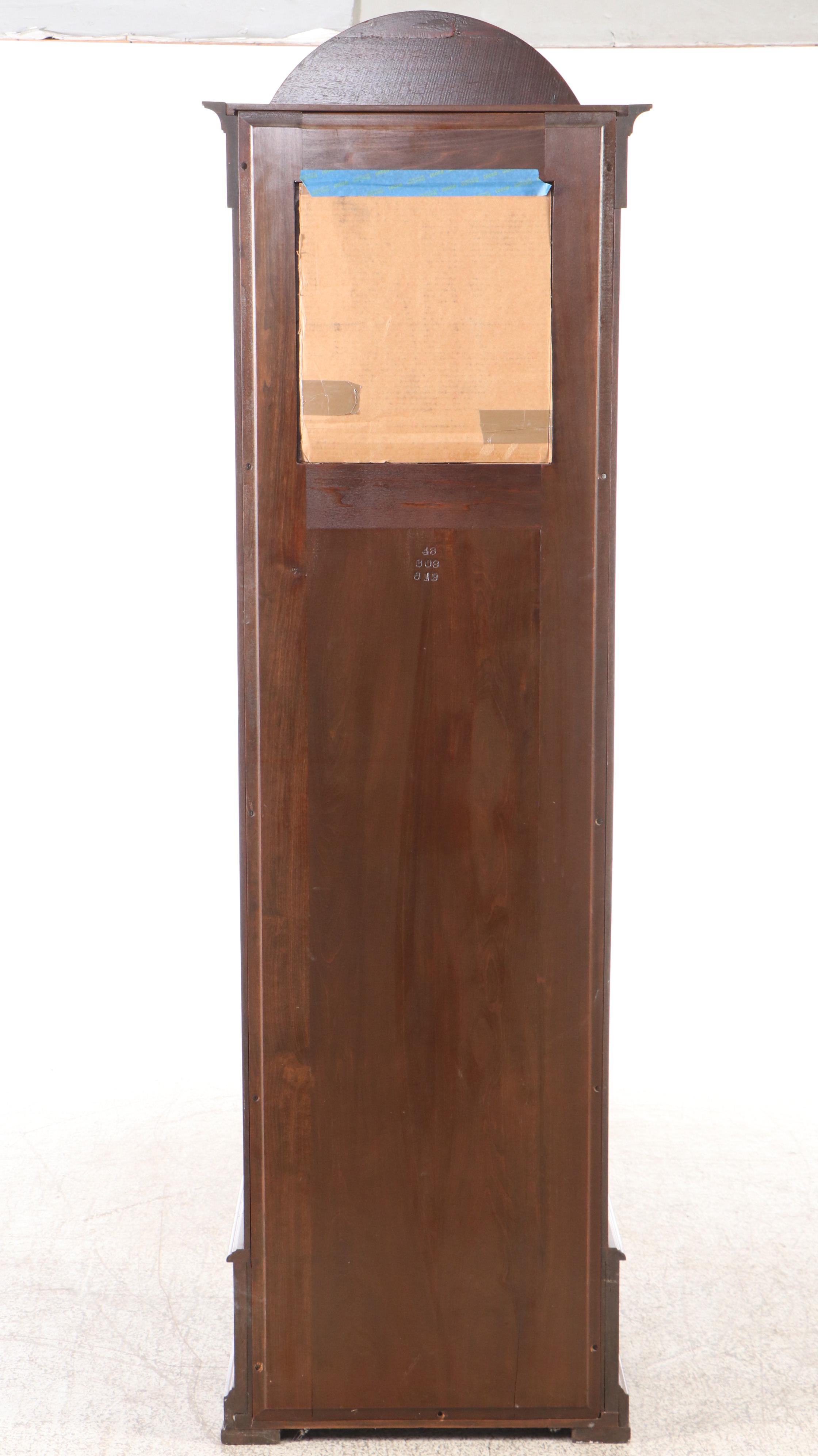 The Herschede Hall Clock Co. Mahogany Grandfather Clock, Early 20th Century