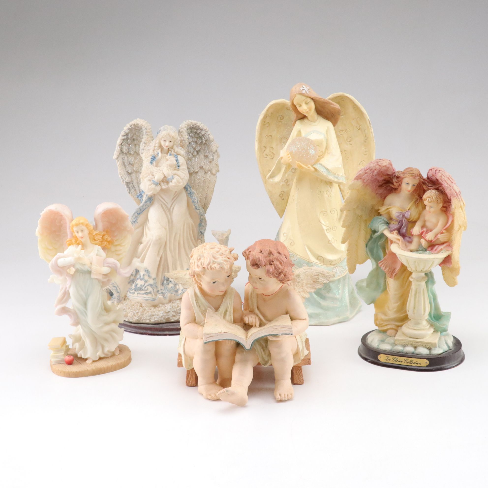 Seraphim Classics "Katherine" with Silvestri and More Resin and Glitter Angels