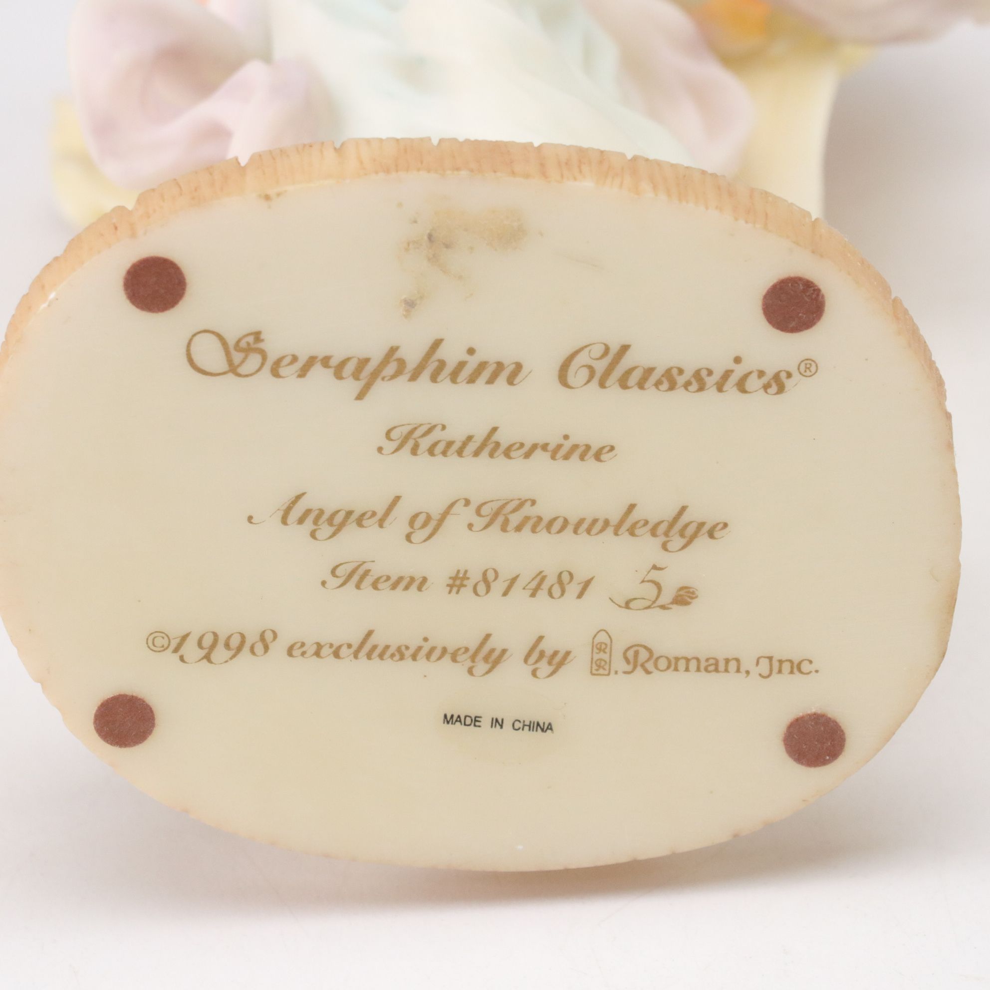 Seraphim Classics "Katherine" with Silvestri and More Resin and Glitter Angels