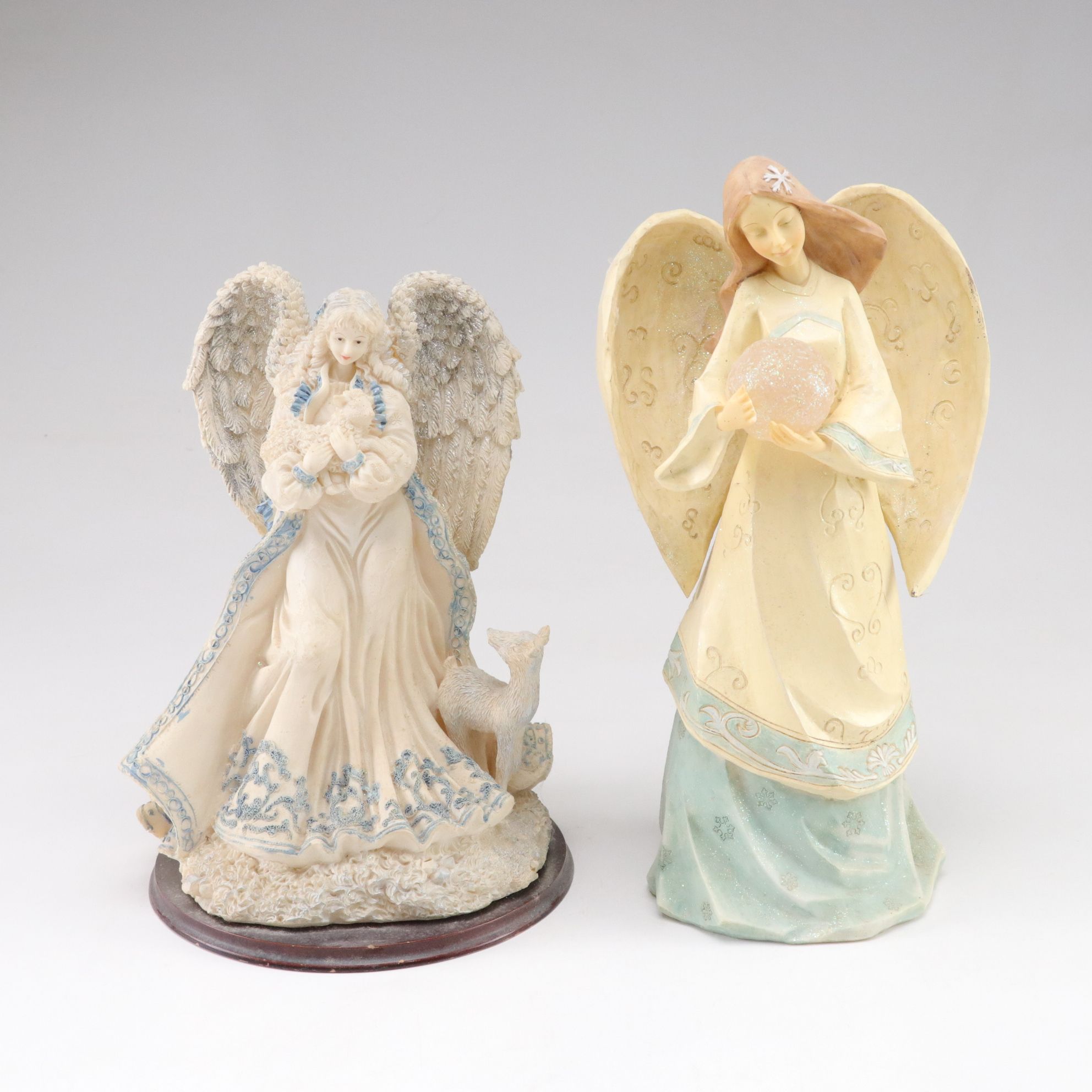 Seraphim Classics "Katherine" with Silvestri and More Resin and Glitter Angels