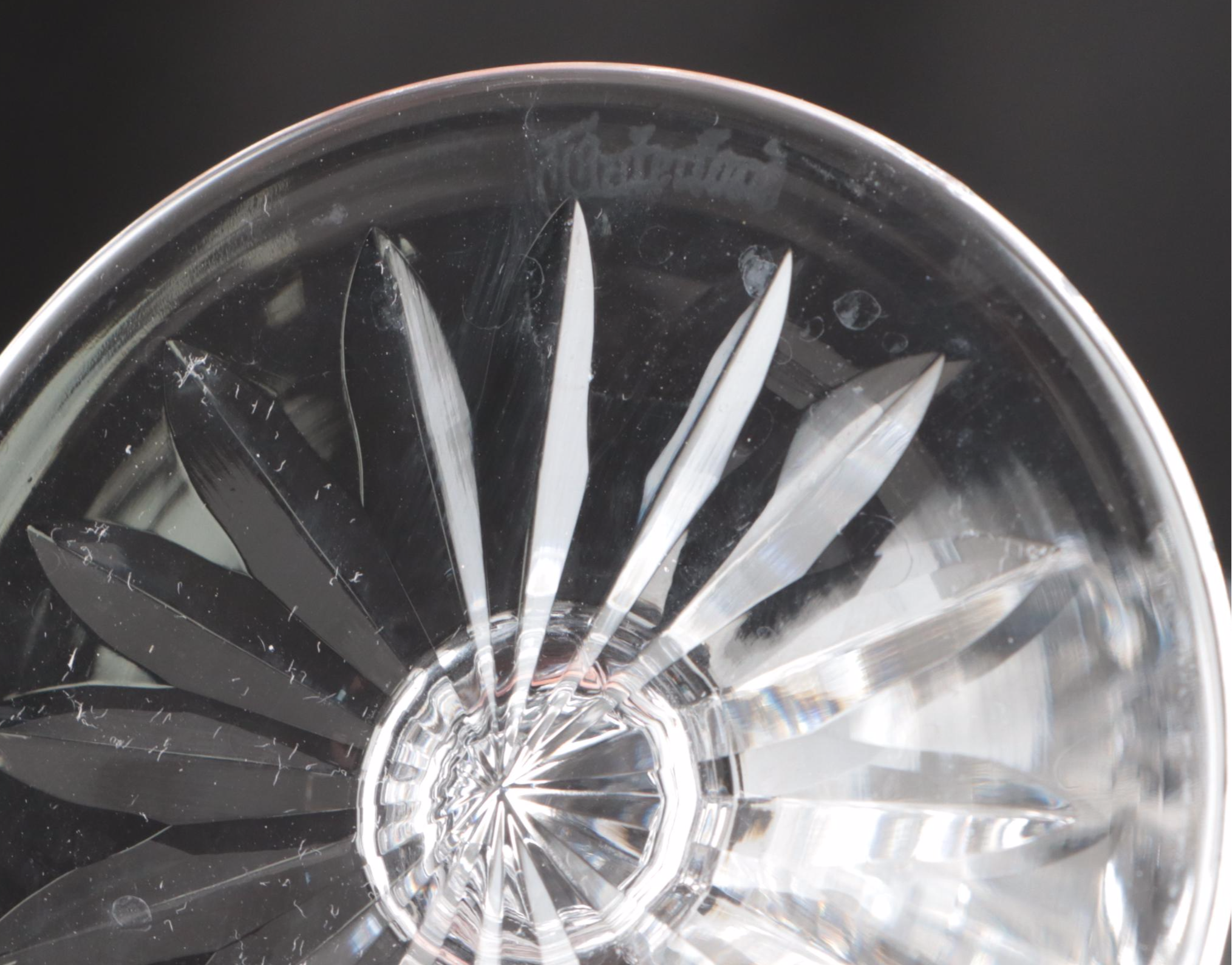 Waterford "Lismore" Crystal Water Goblets