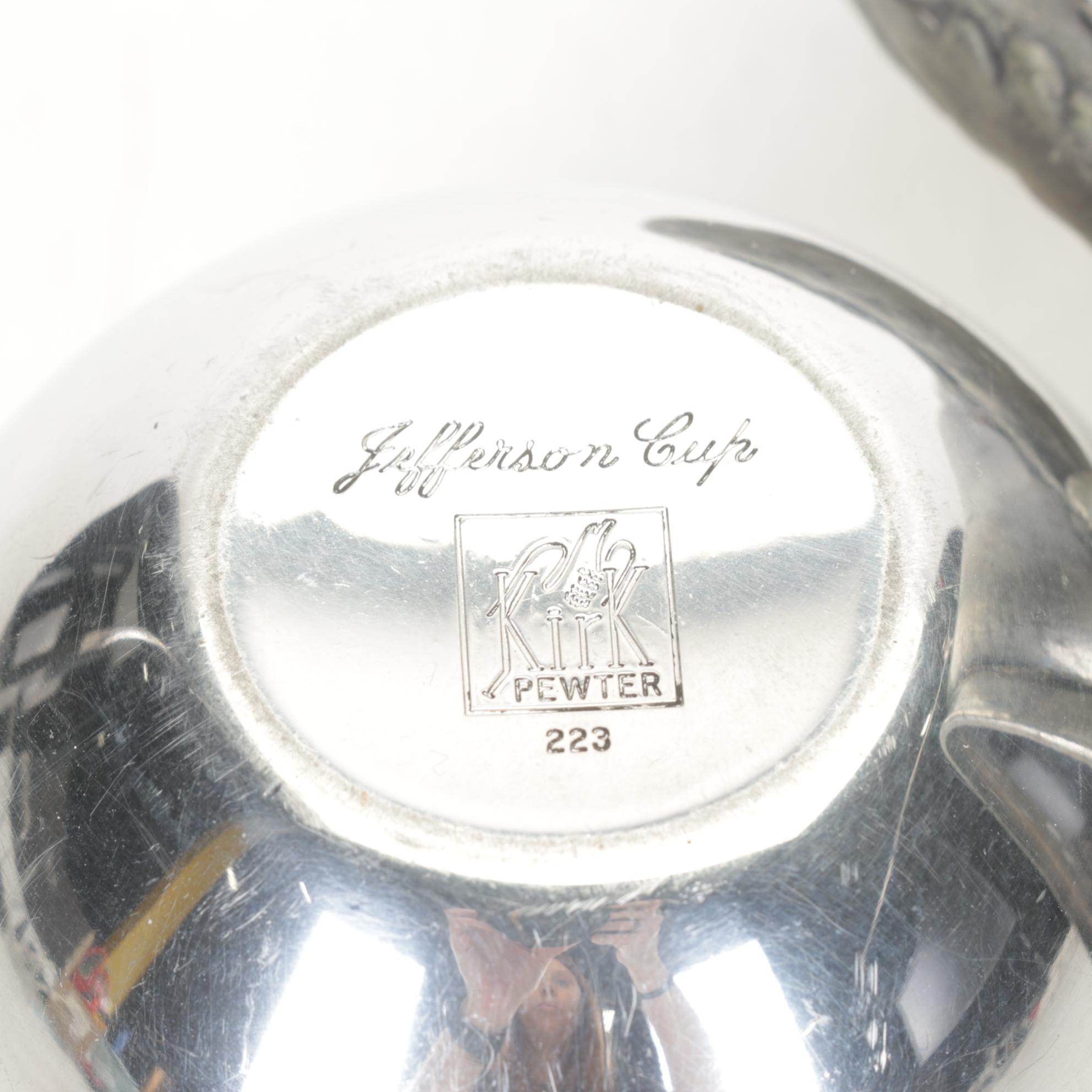 Pewter Sugar & Creamer, Copper Candlesticks, and More