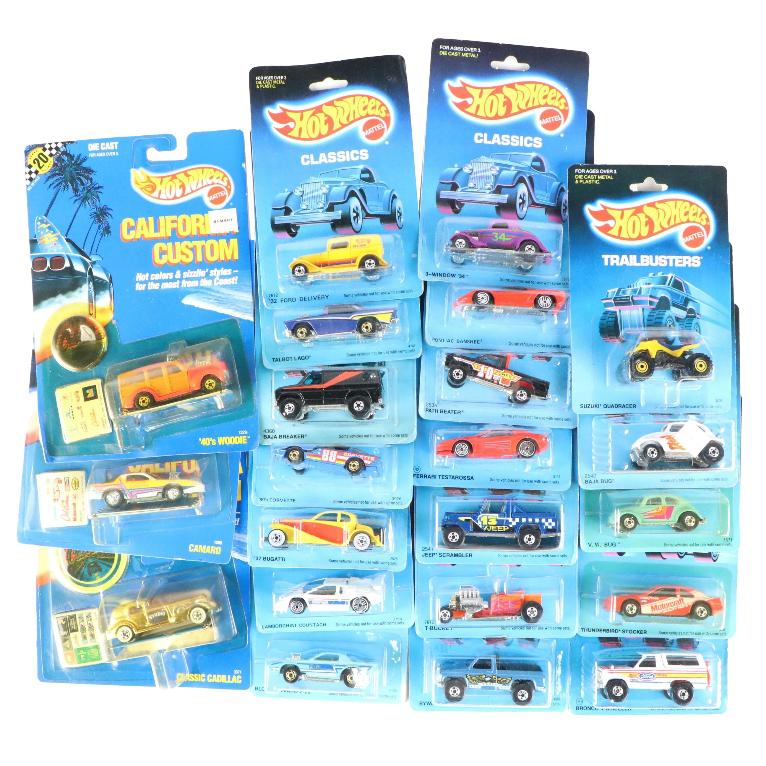Hot Wheels "Baja Bug," "Bywayman," "T-Bucket" and More Toy Cars, 1980s