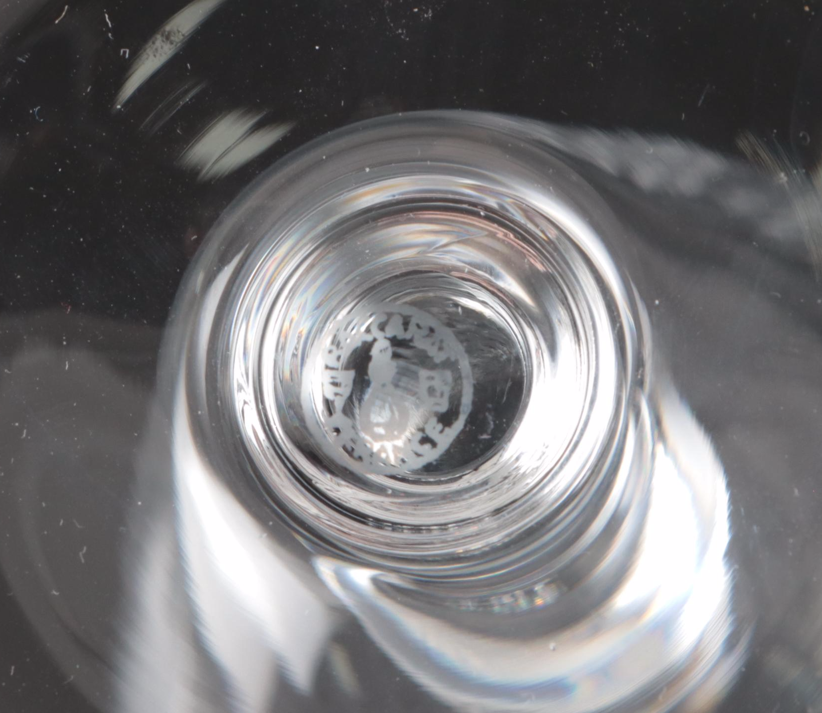 Baccarat "Normandie" Crystal Claret Wine Glasses, Mid to Late 20th Century