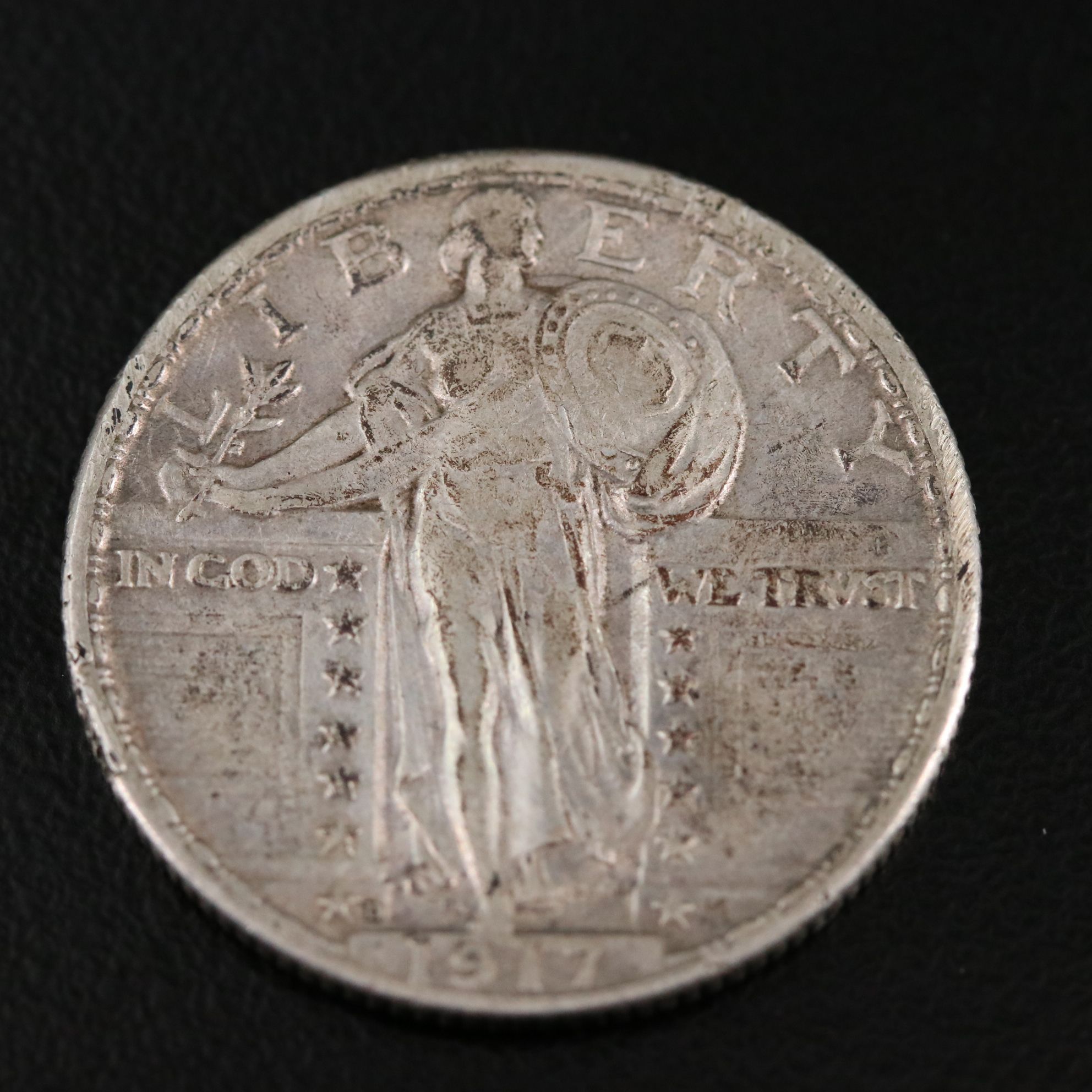 1917-D Type Two Standing Liberty Quarter