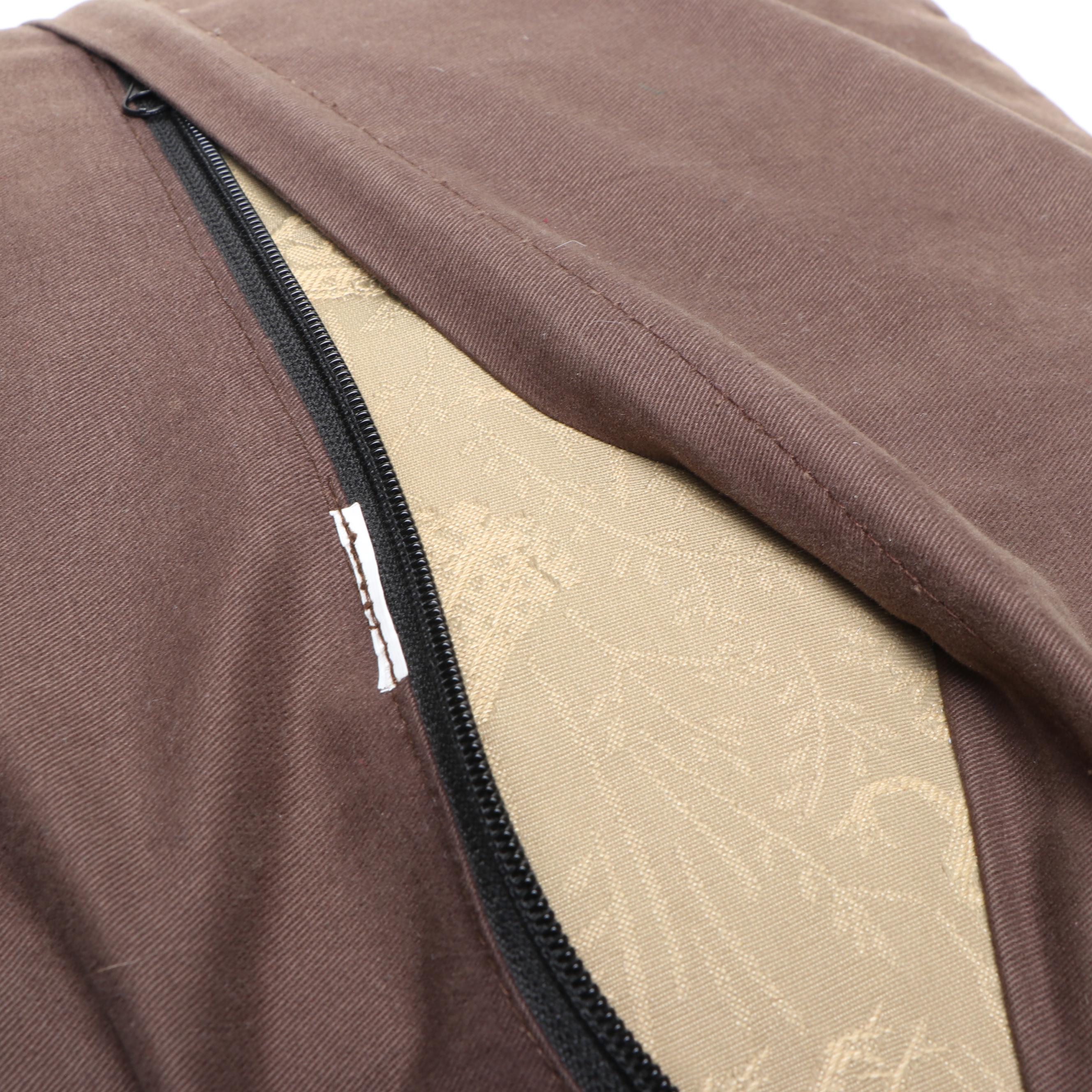 Handwoven Turkish Kilim Rug Faced Accent Pillows