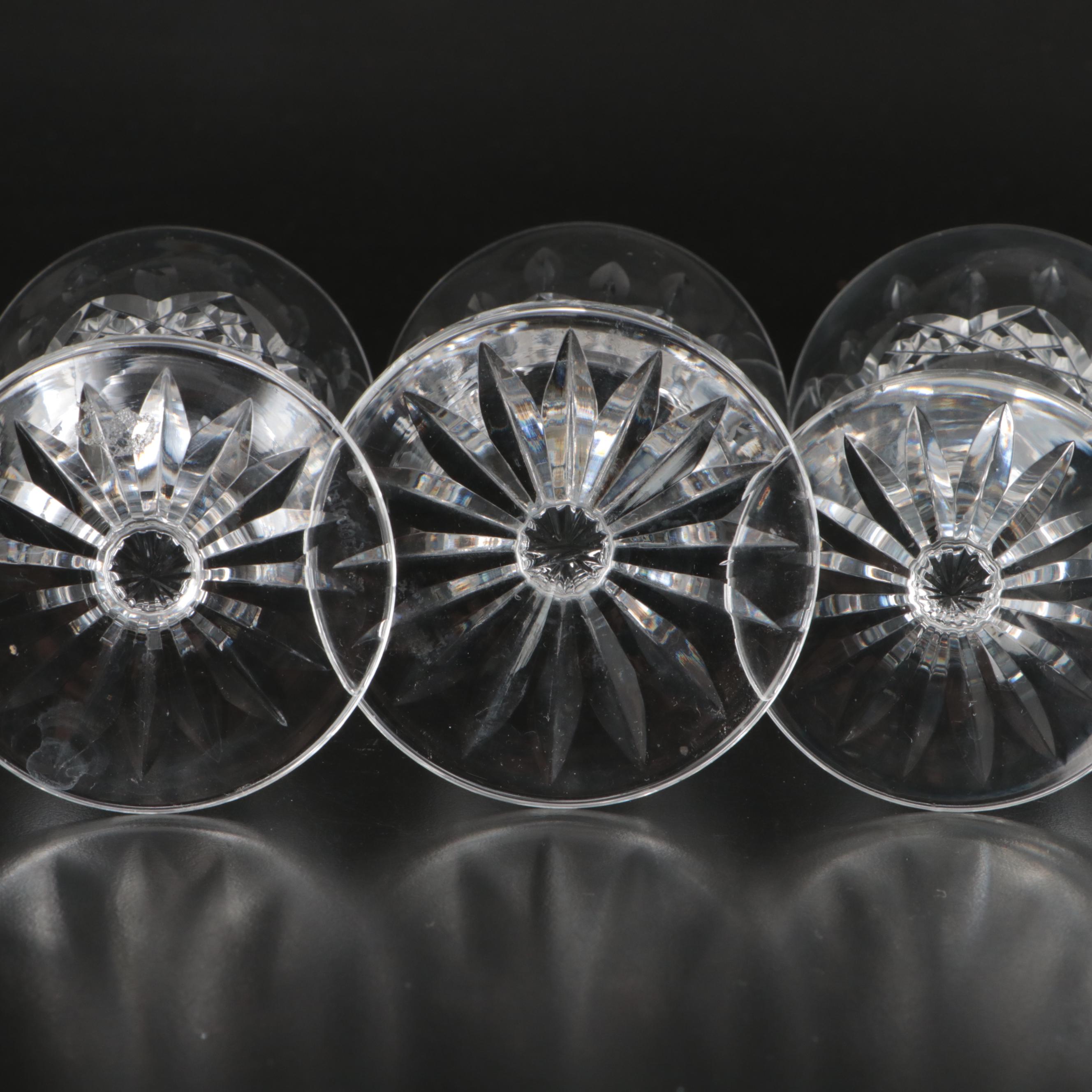 Waterford "Lismore" Crystal Clarets