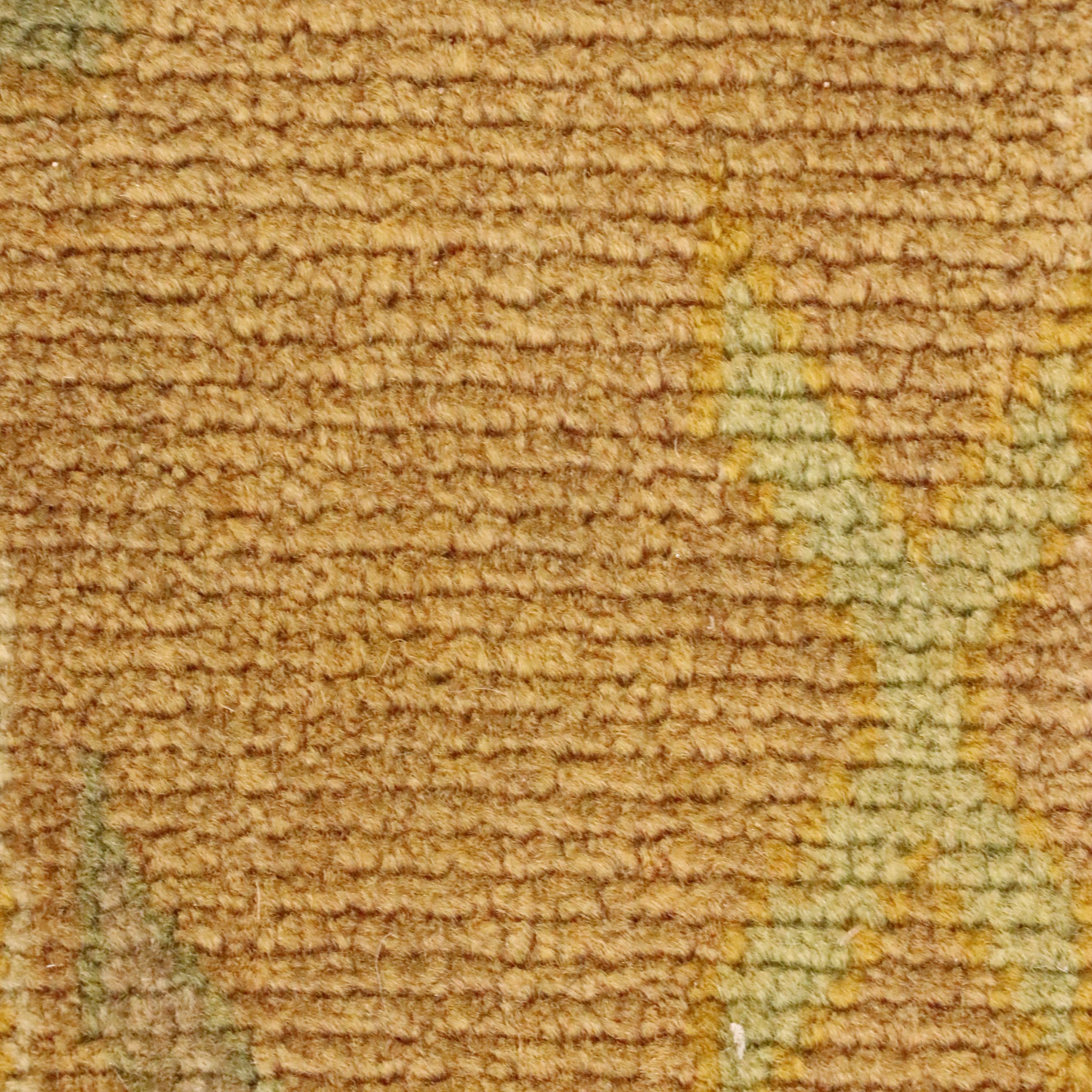 8'3 x 9'9 Hand-Knotted Turkish Oushak Area Rug