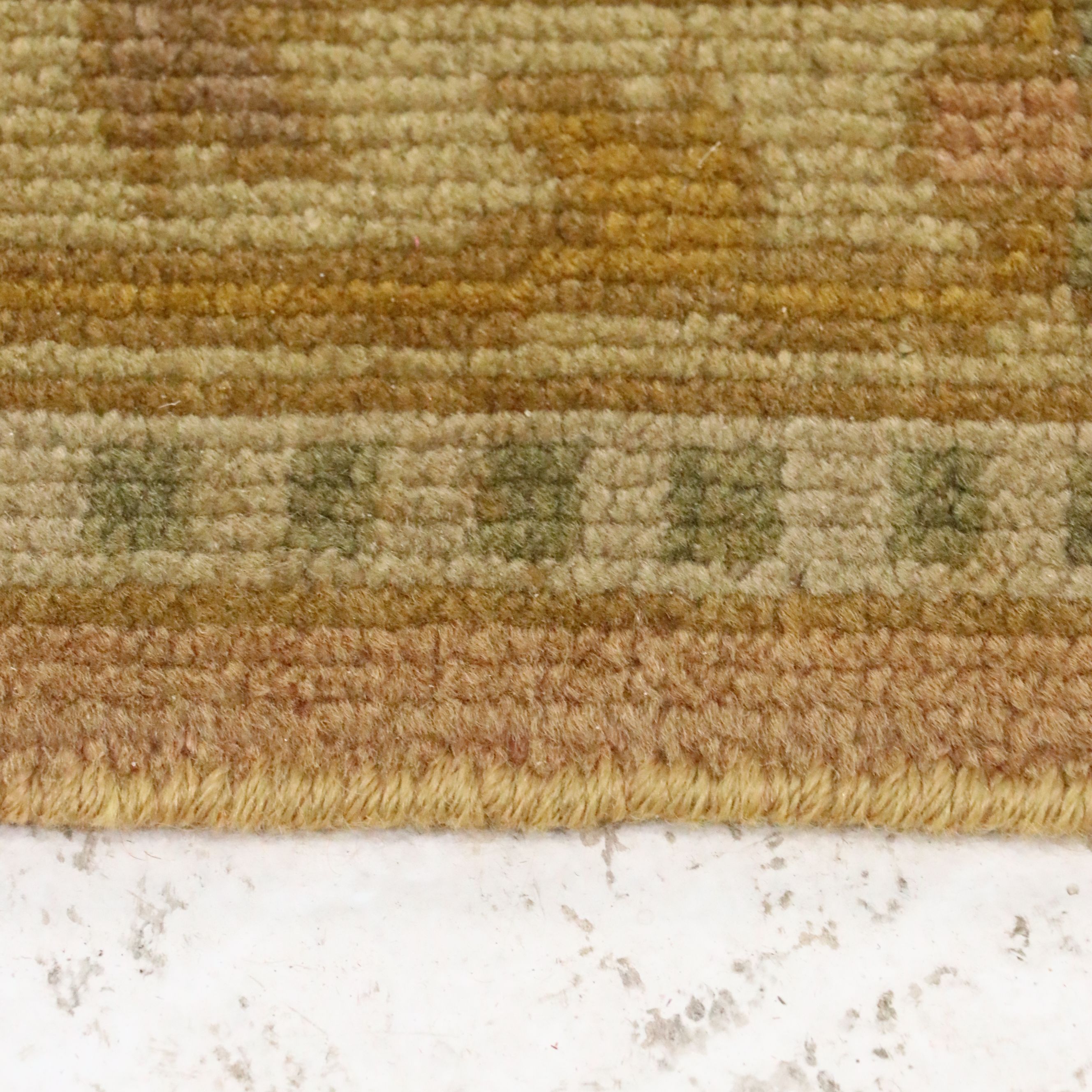 8'3 x 9'9 Hand-Knotted Turkish Oushak Area Rug