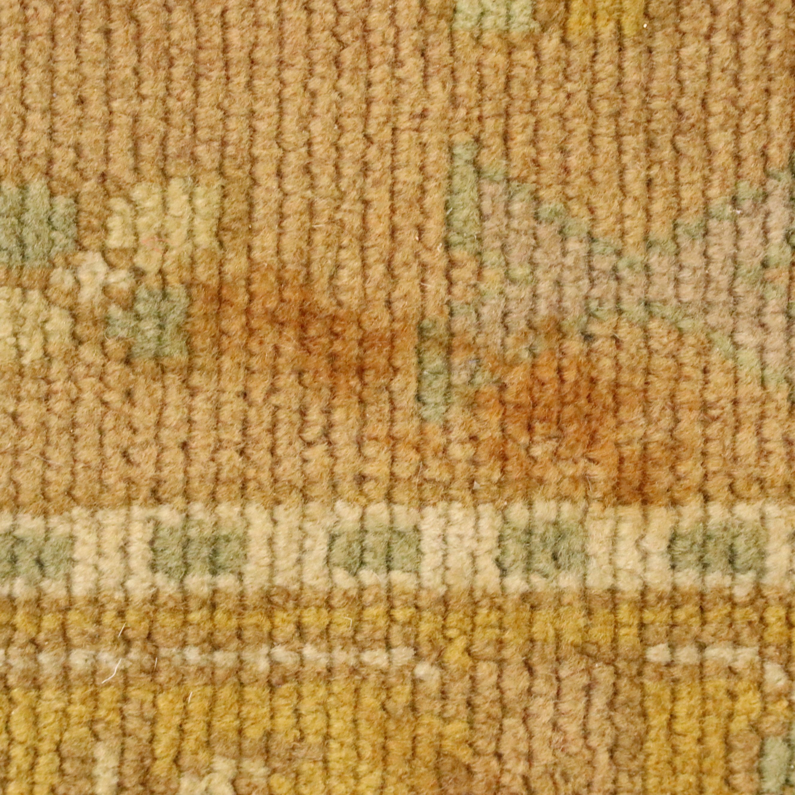 8'3 x 9'9 Hand-Knotted Turkish Oushak Area Rug