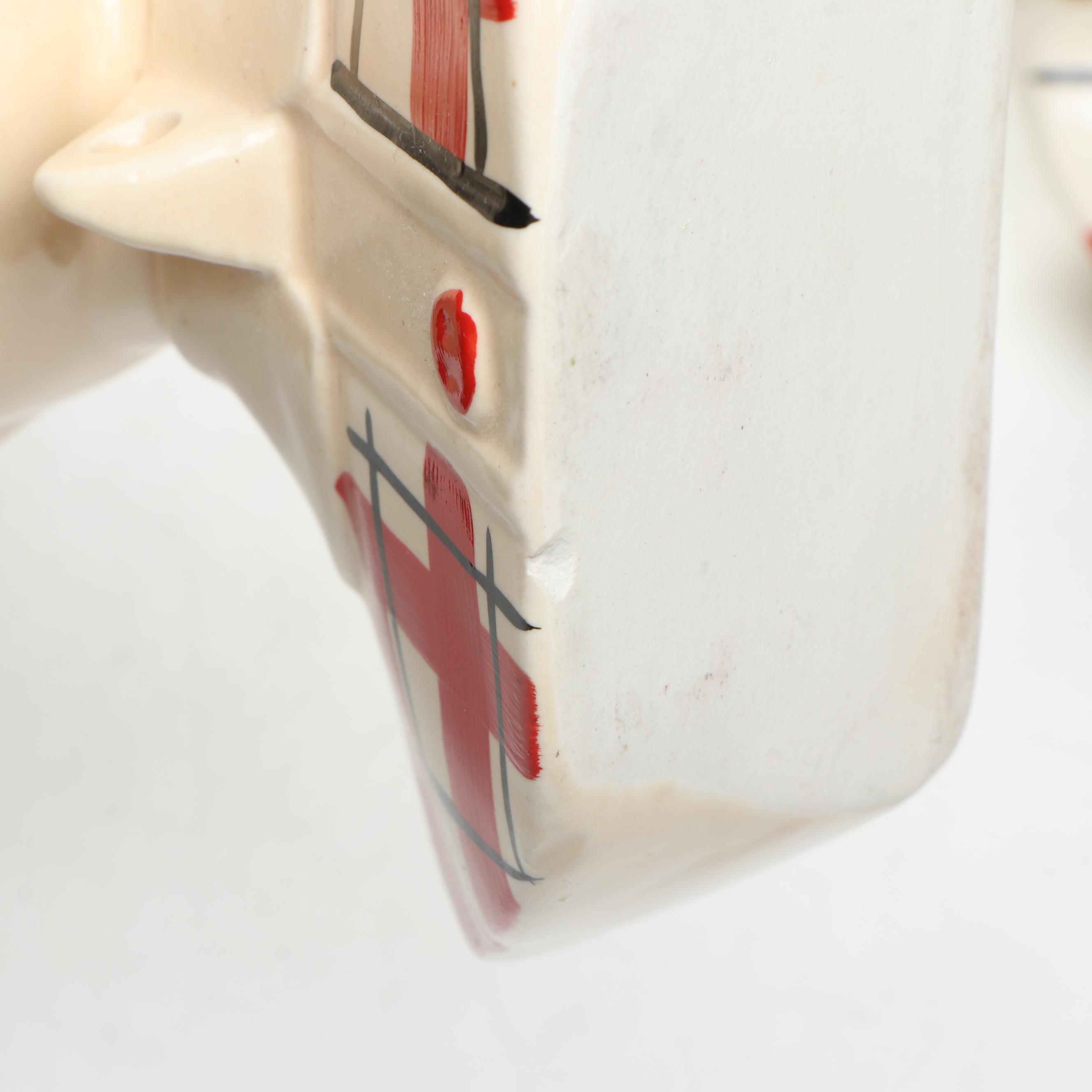 Stanford "Jean and Sandy" Ceramic Wall Pockets, Mid-20th Century