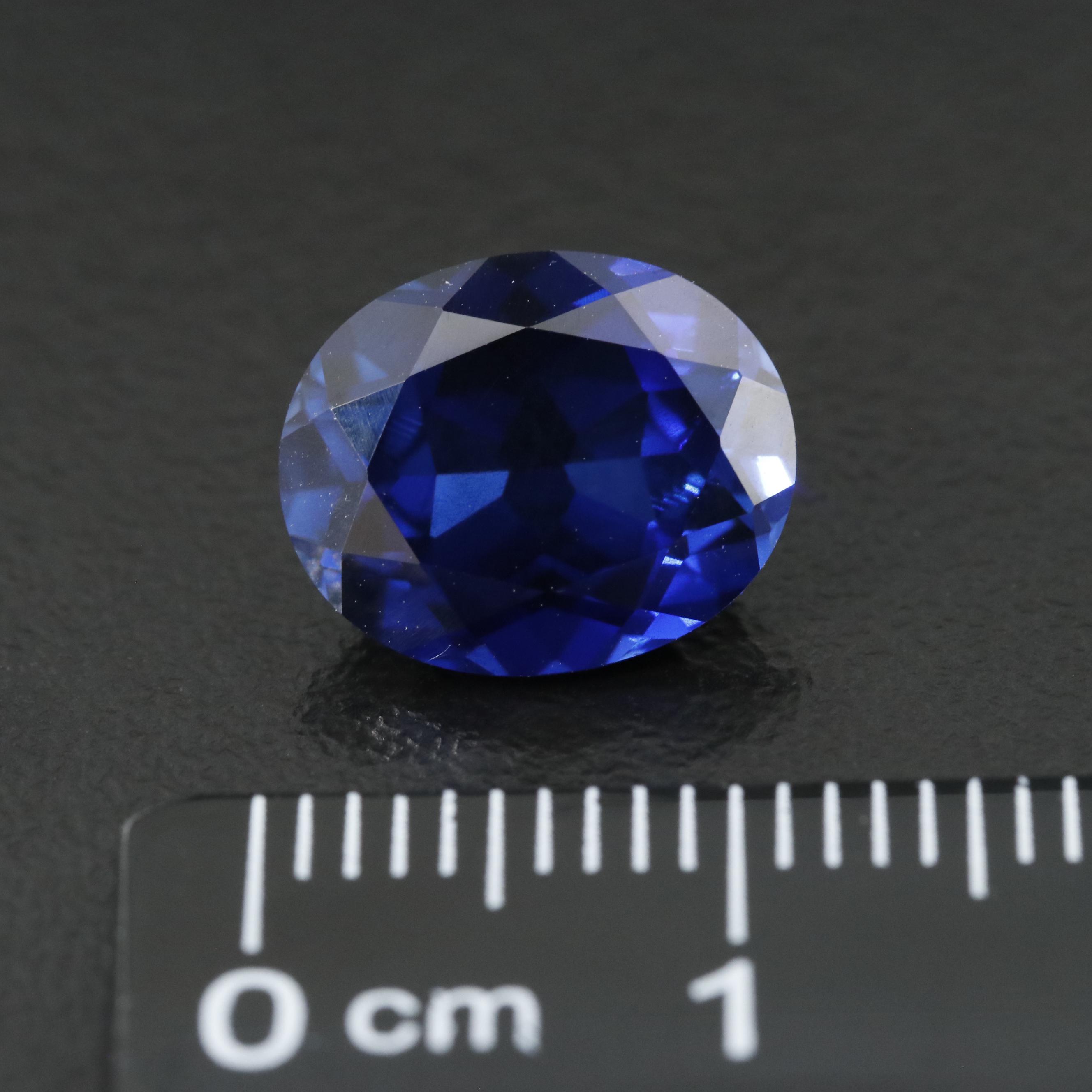 Loose 4.74 CT Lab Grown Sapphire