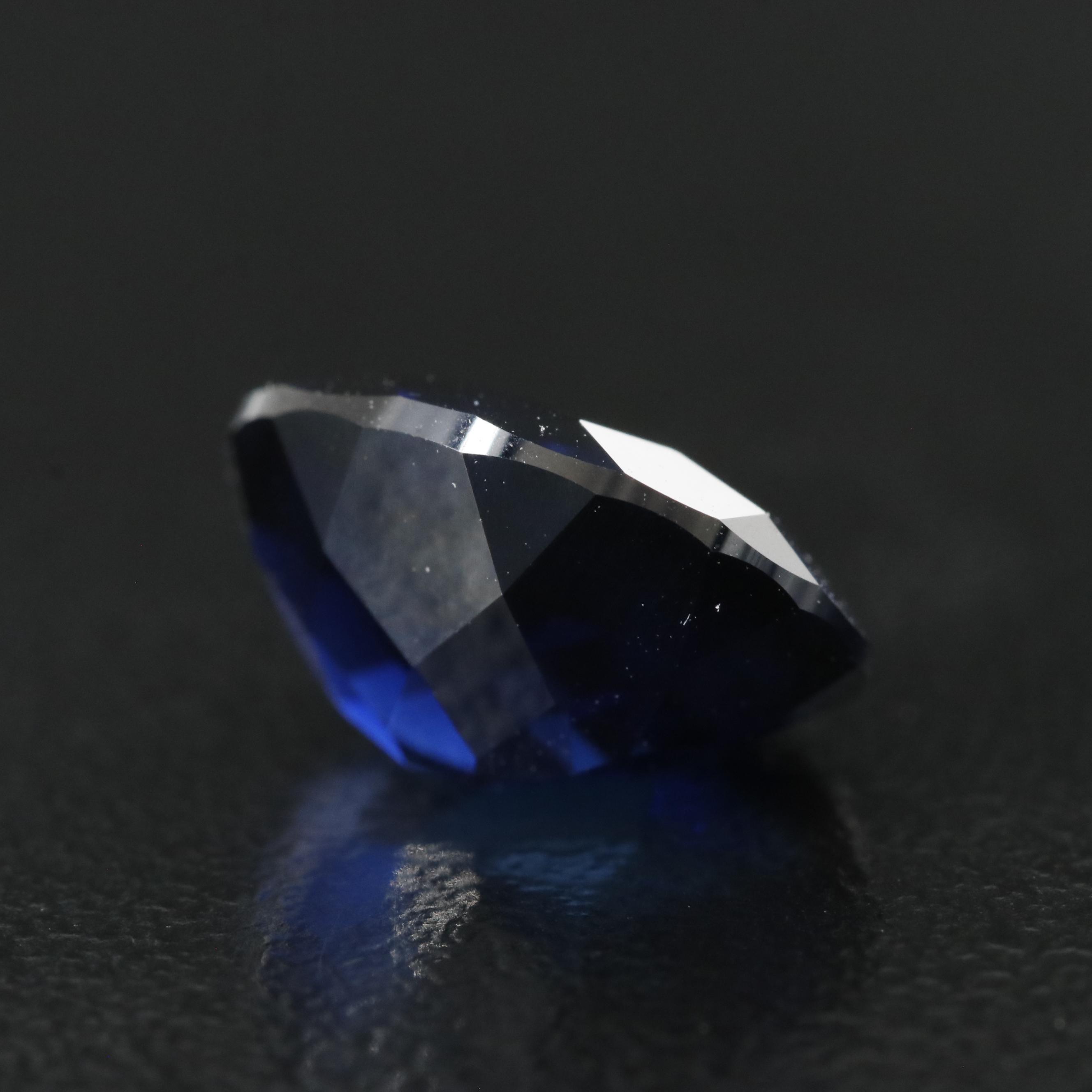 Loose 4.74 CT Lab Grown Sapphire