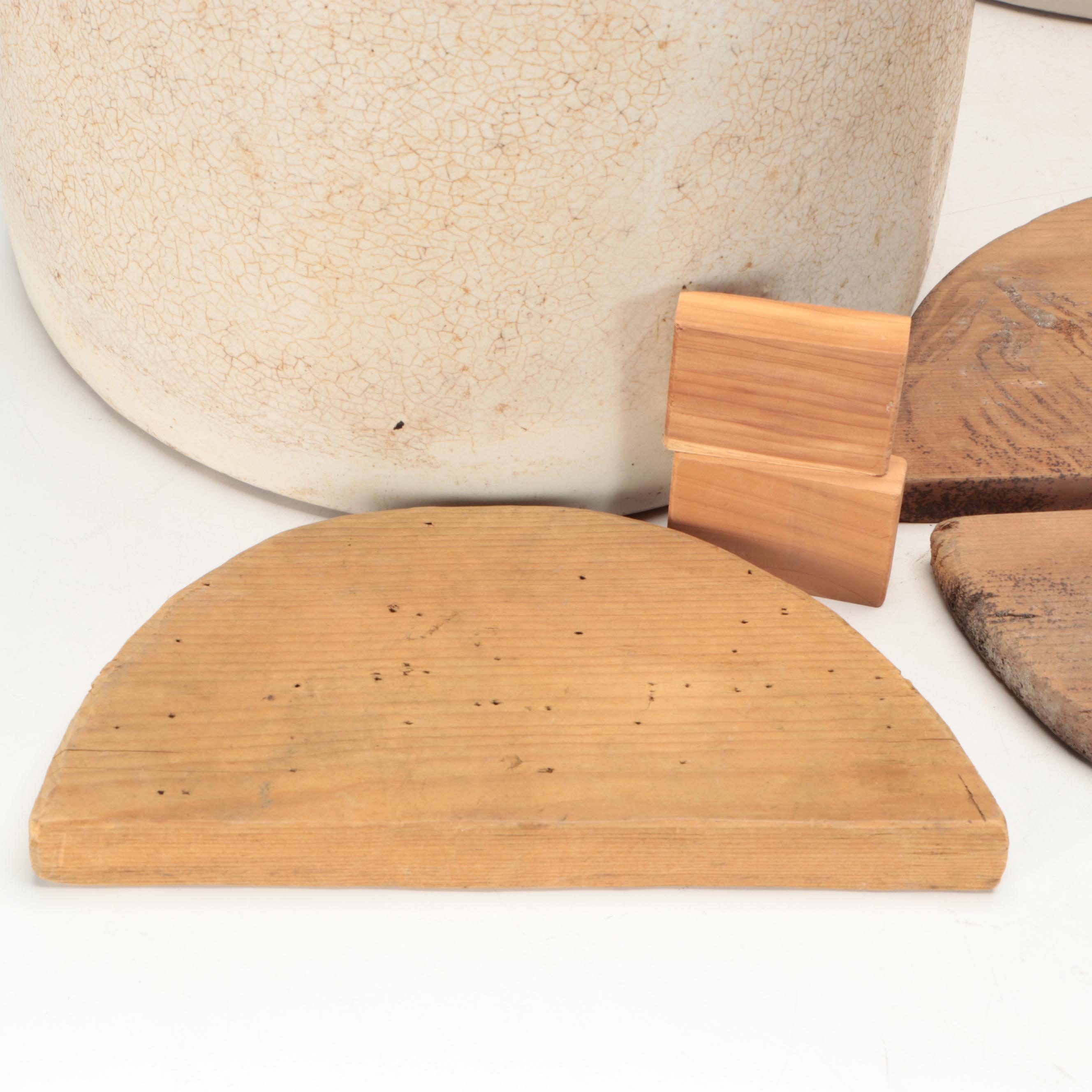 Robinson Ransbottom Crown Stoneware Crocks and Fermenting Tools