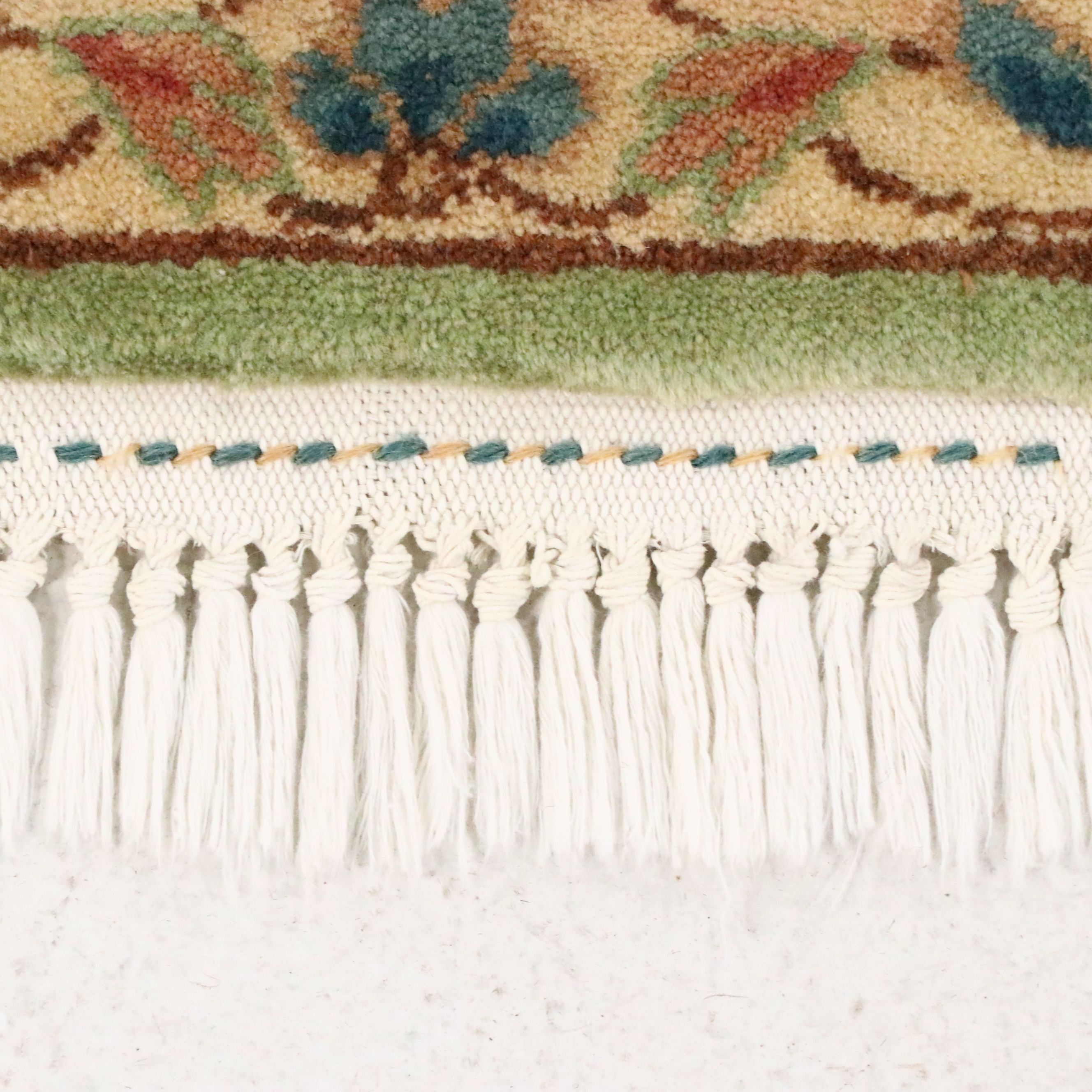 9' x 12'2 Hand-Knotted Persian Kerman Room-Sized Rug