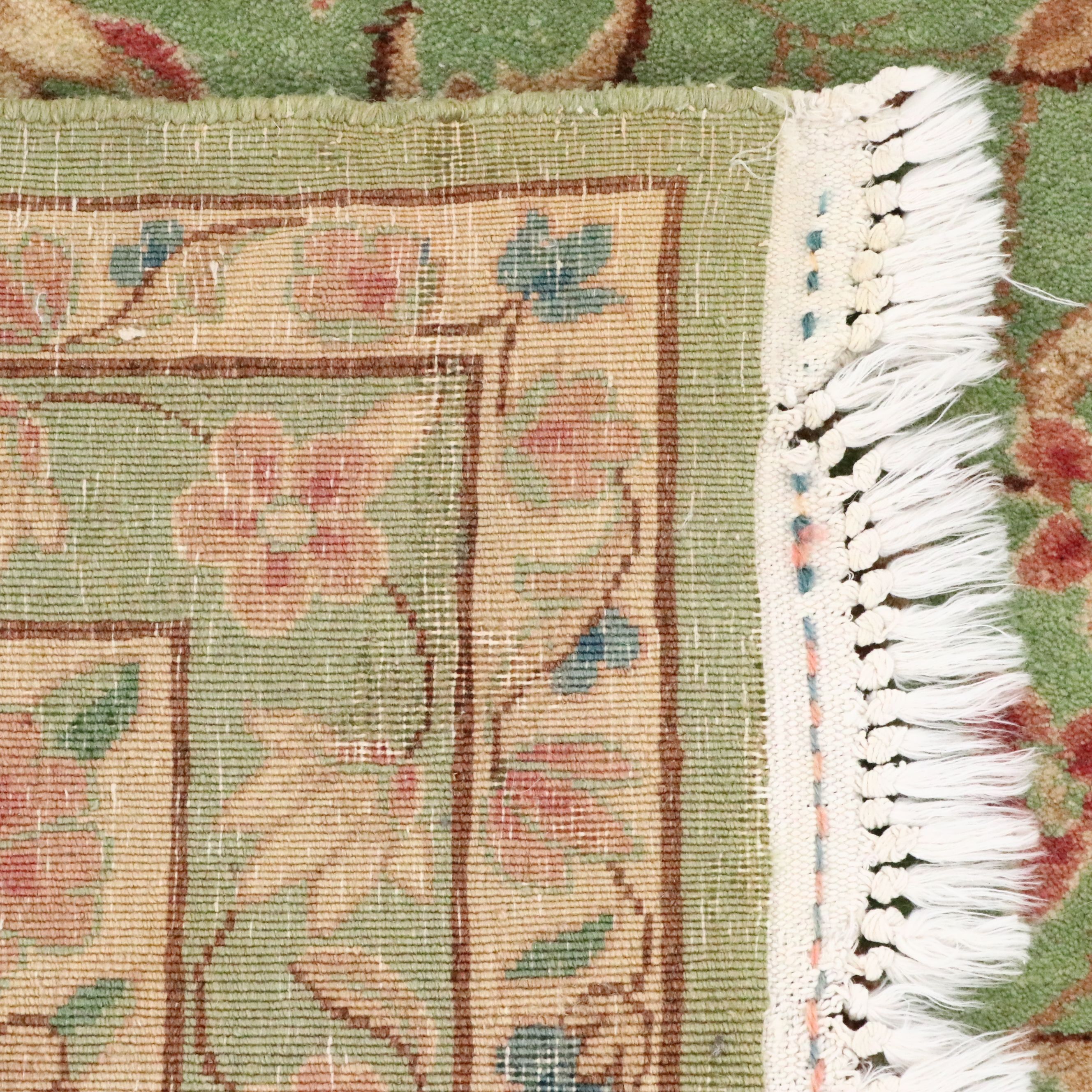 9' x 12'2 Hand-Knotted Persian Kerman Room-Sized Rug