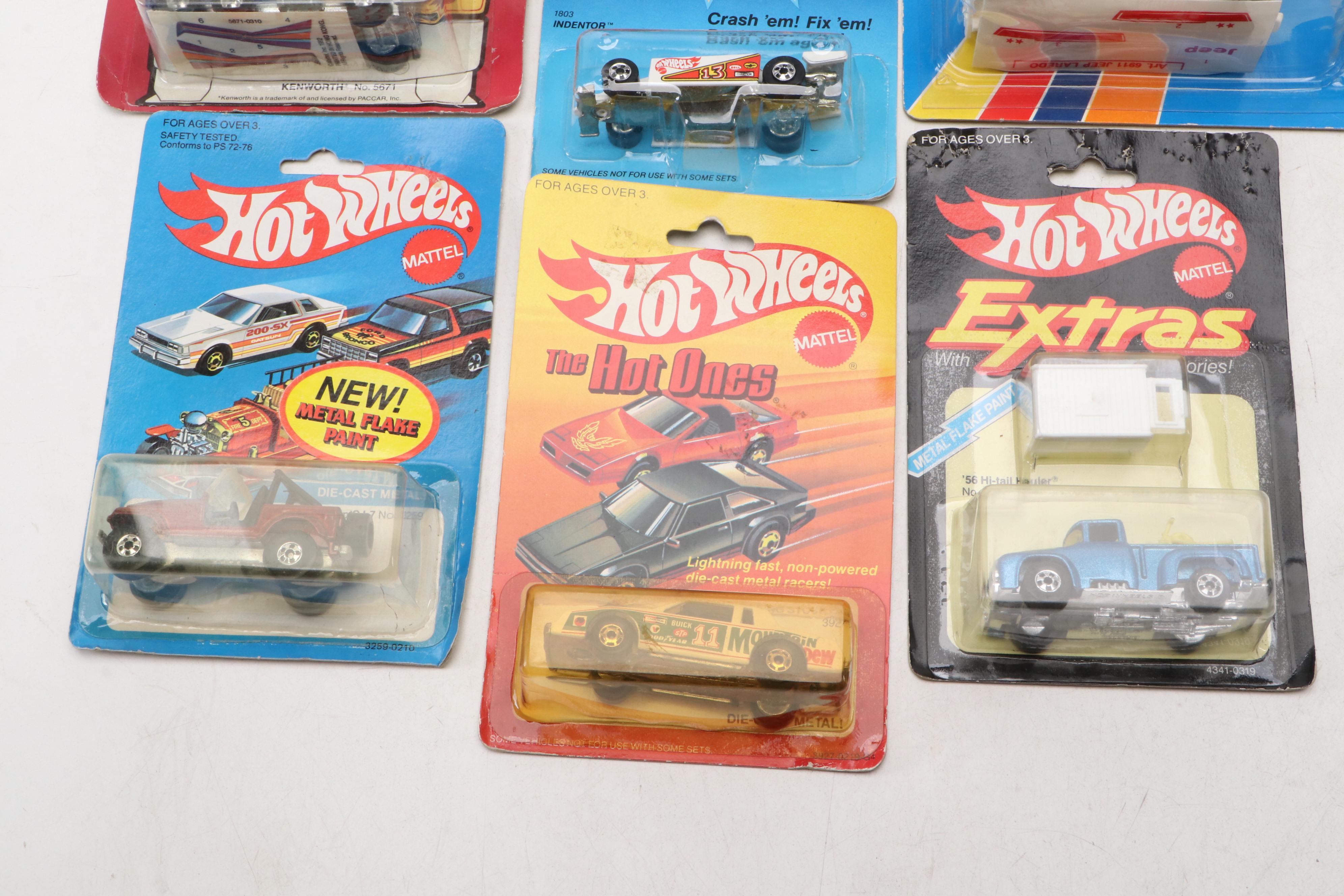 Hot Wheels "Racing Stocker," "Jeep Laredo" and More Toy Cars, 1980s