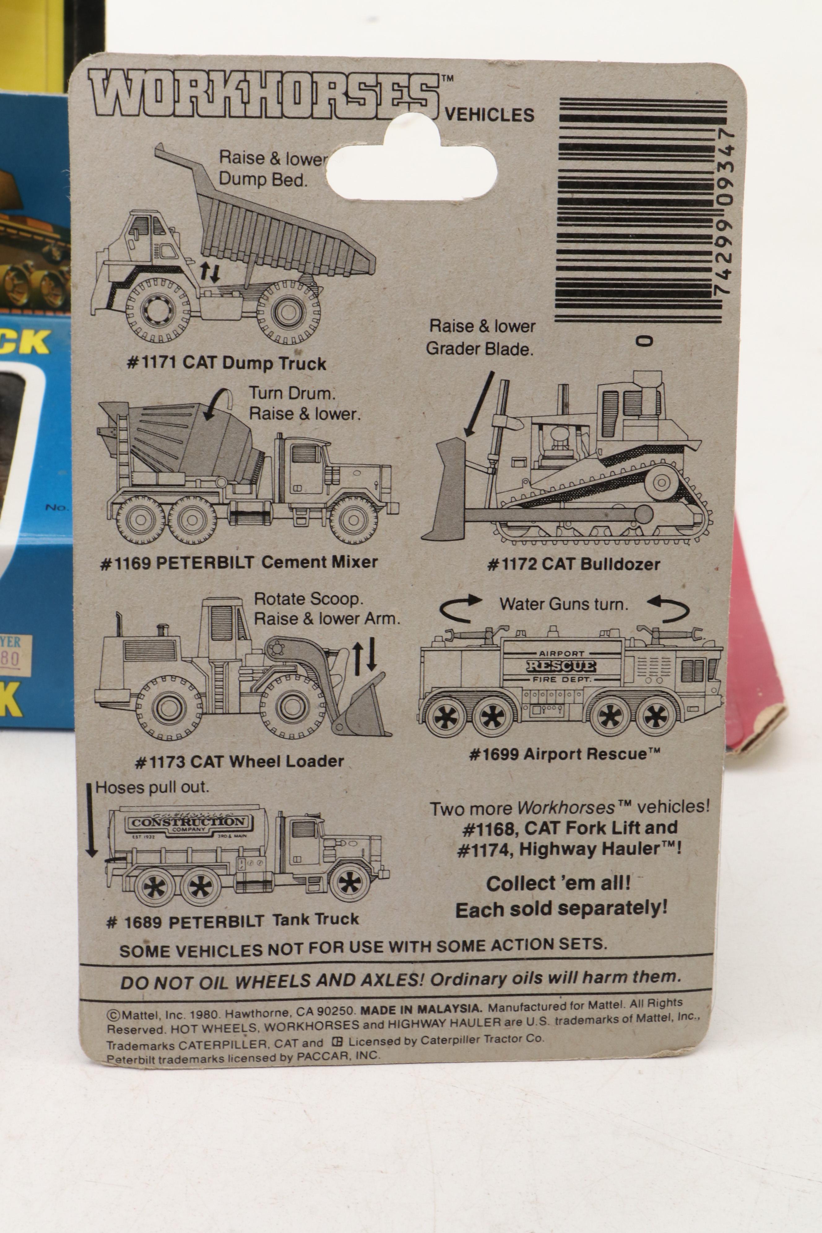 Hot Wheels "Racing Stocker," "Jeep Laredo" and More Toy Cars, 1980s