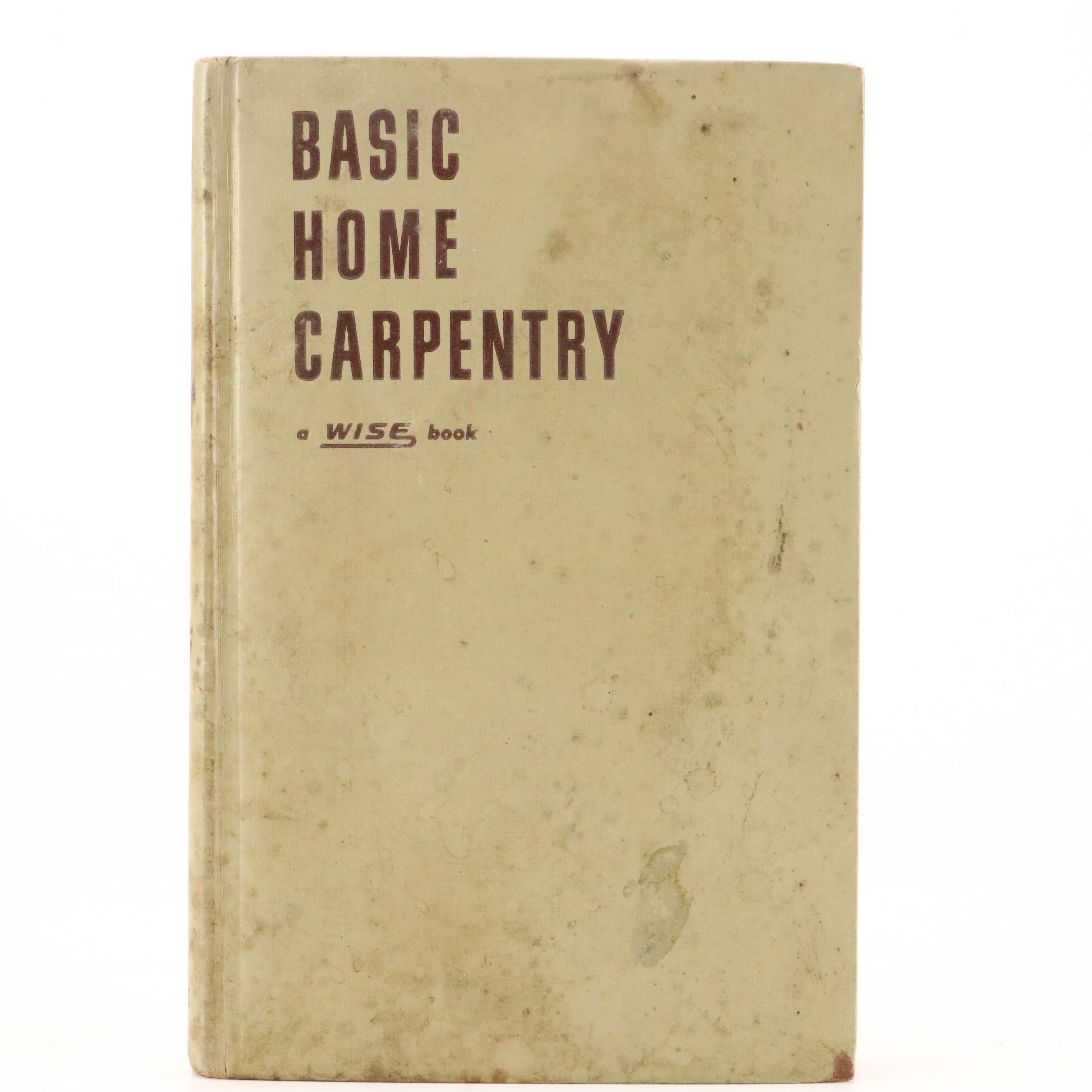 "Basic Home Carpentry" and More Domestic Nonfiction Books