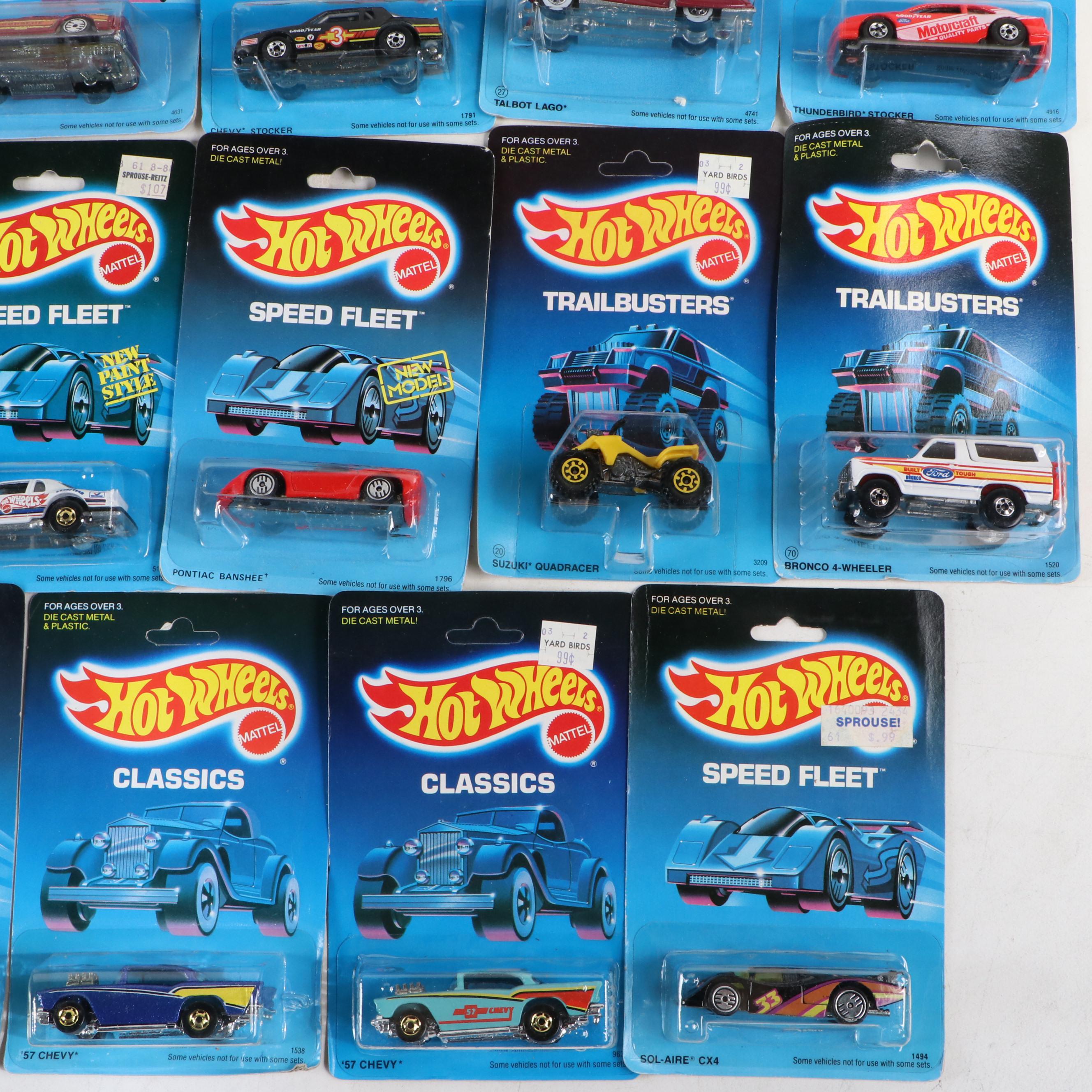 Hot Wheels "Lamborghini Countach," "Chevy Stocker" and More Toy Cars, 1980s