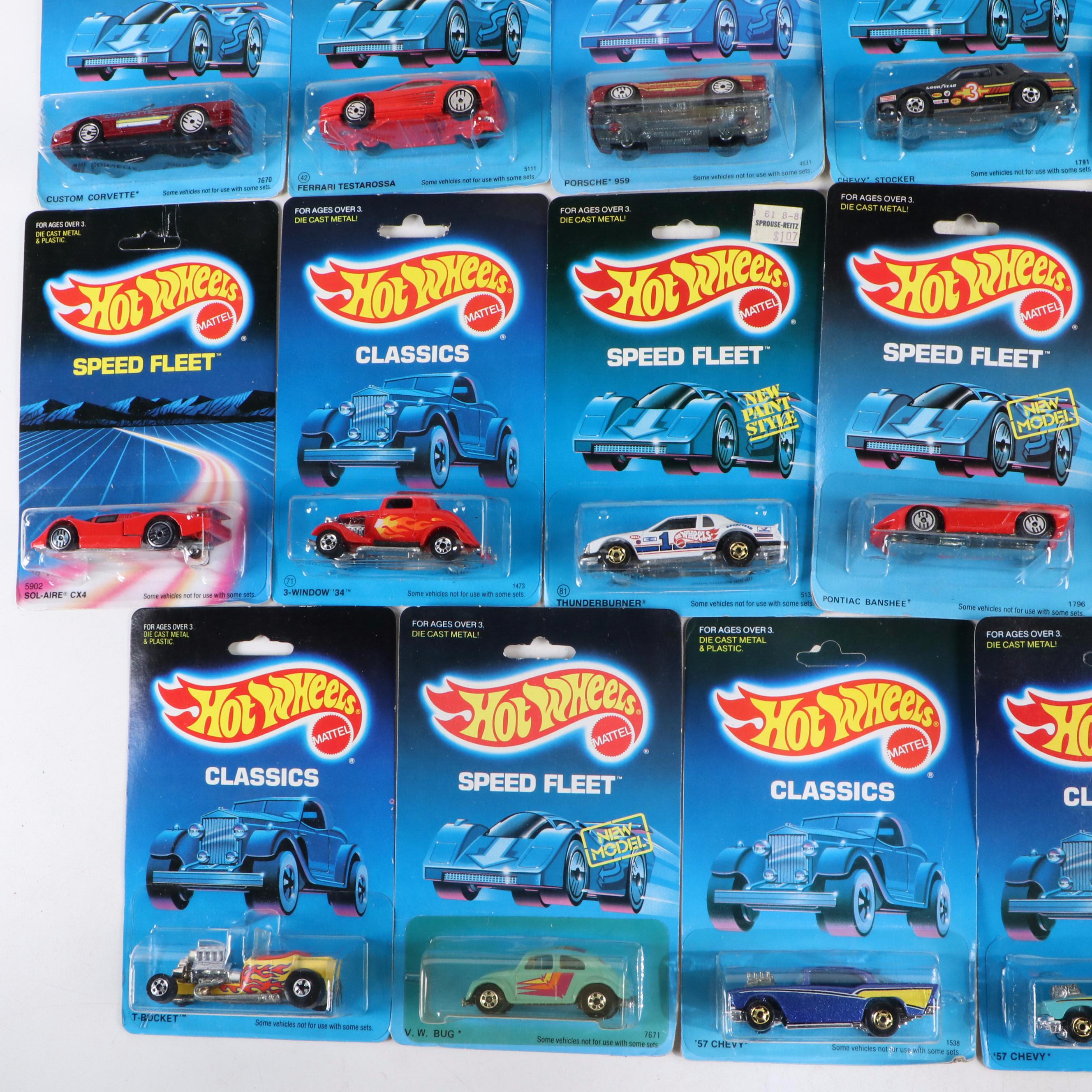 Hot Wheels "Lamborghini Countach," "Chevy Stocker" and More Toy Cars, 1980s