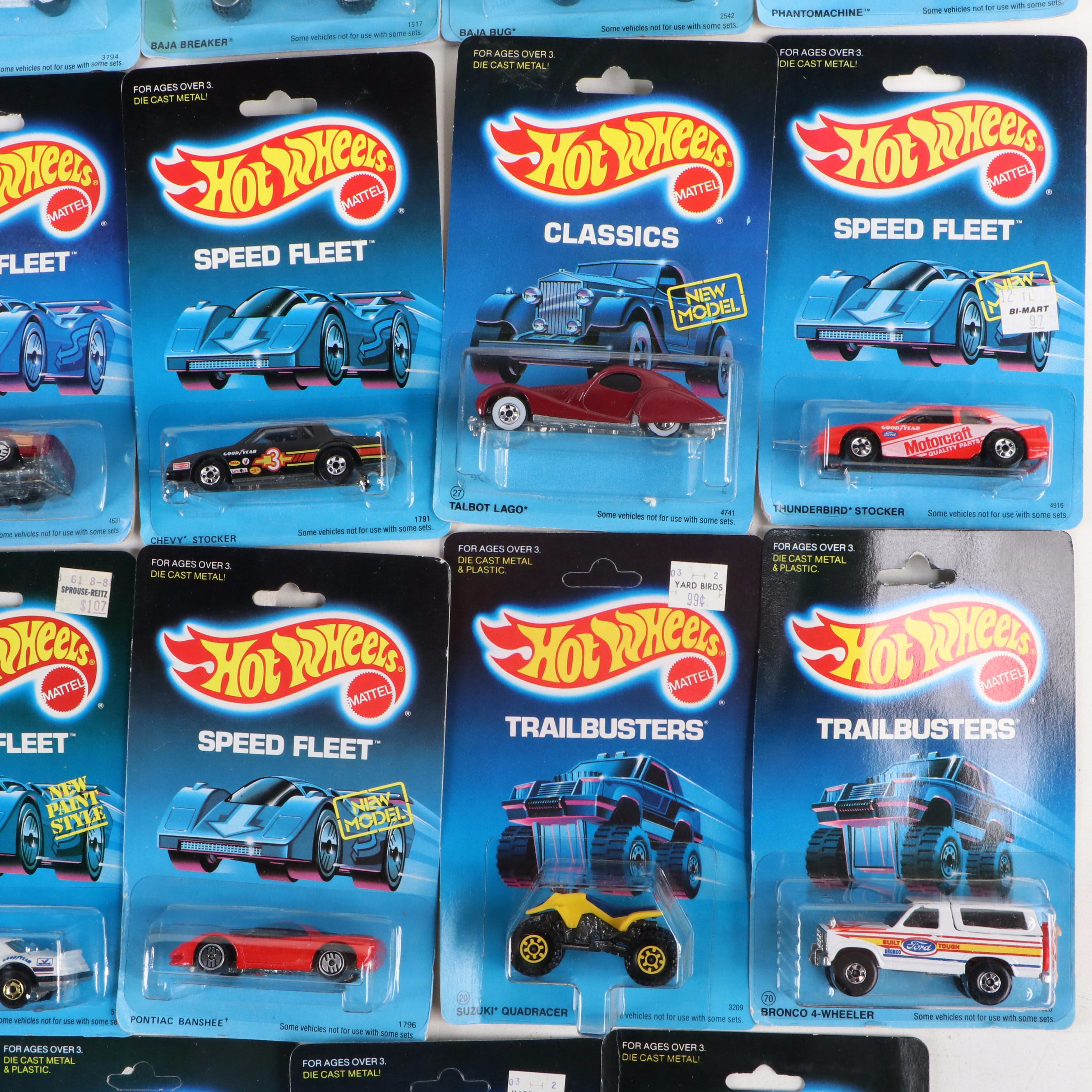 Hot Wheels "Lamborghini Countach," "Chevy Stocker" and More Toy Cars, 1980s