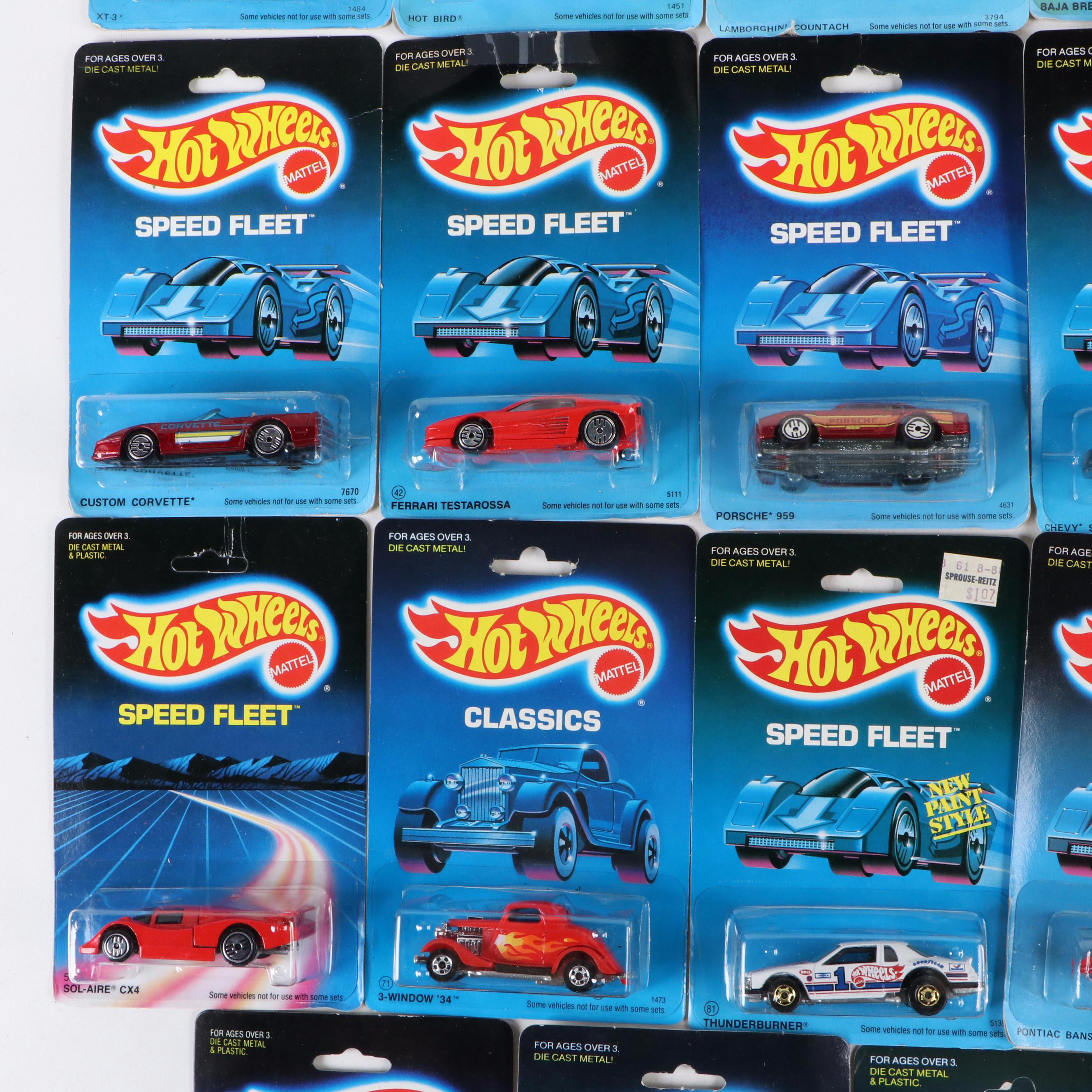 Hot Wheels "Lamborghini Countach," "Chevy Stocker" and More Toy Cars, 1980s