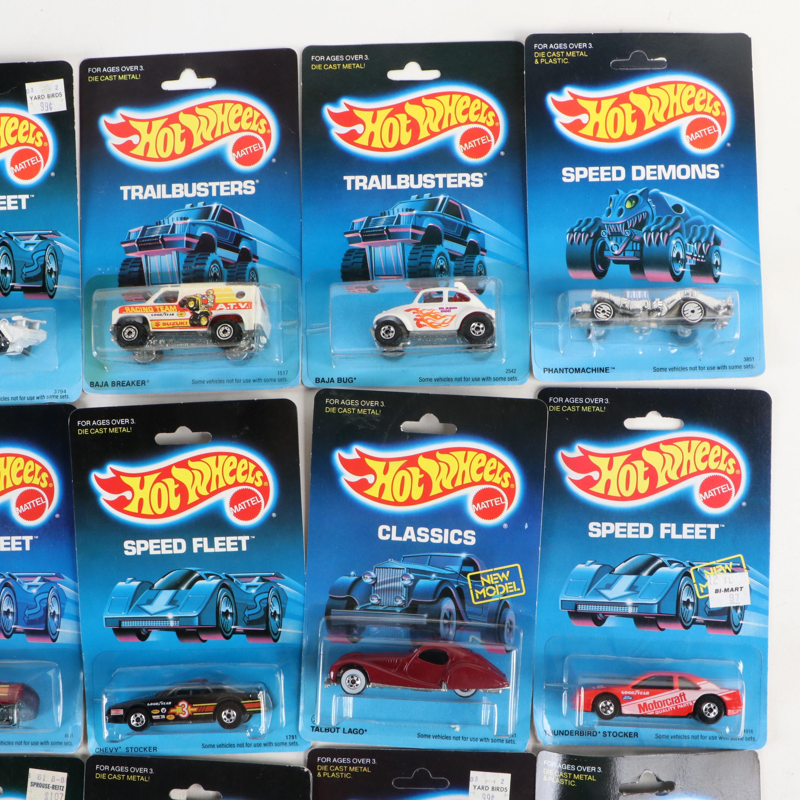 Hot Wheels "Lamborghini Countach," "Chevy Stocker" and More Toy Cars, 1980s