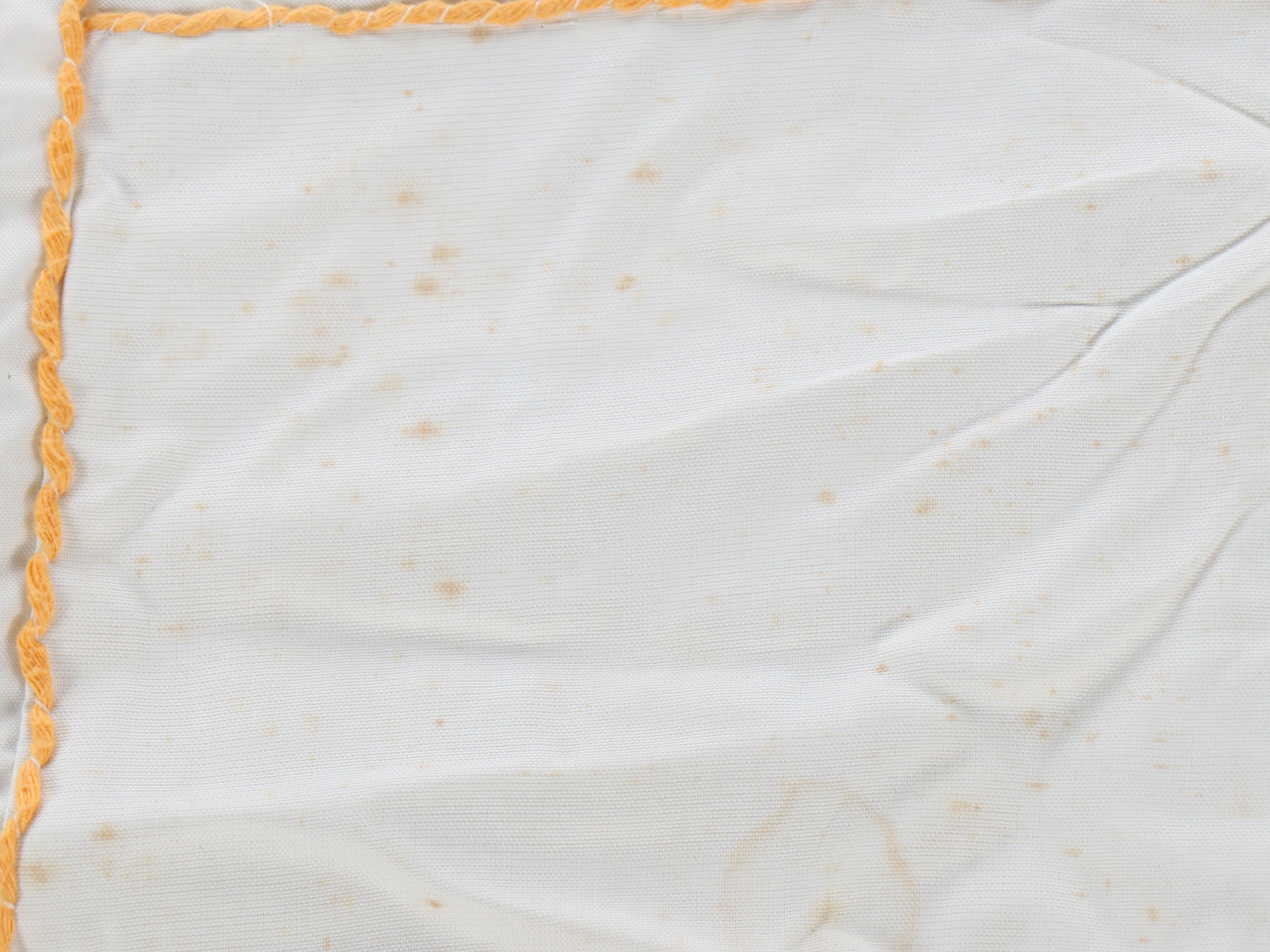 Custom Crazy Quilt Style Blanket with Couched Yarn Outlines