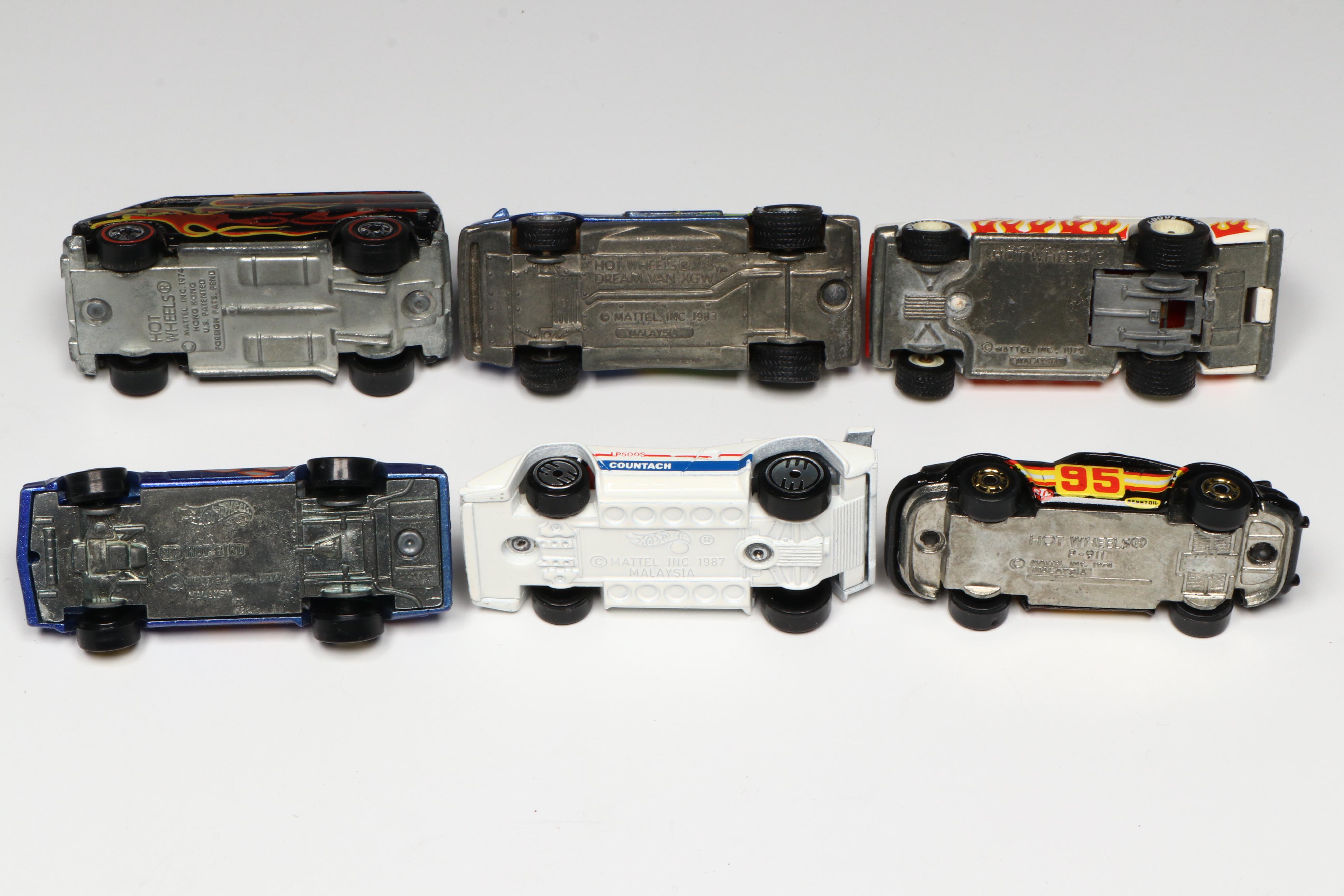 Hot Wheels Redline "Super Van" and More Toy Cars in Cases, 1970s–1980s