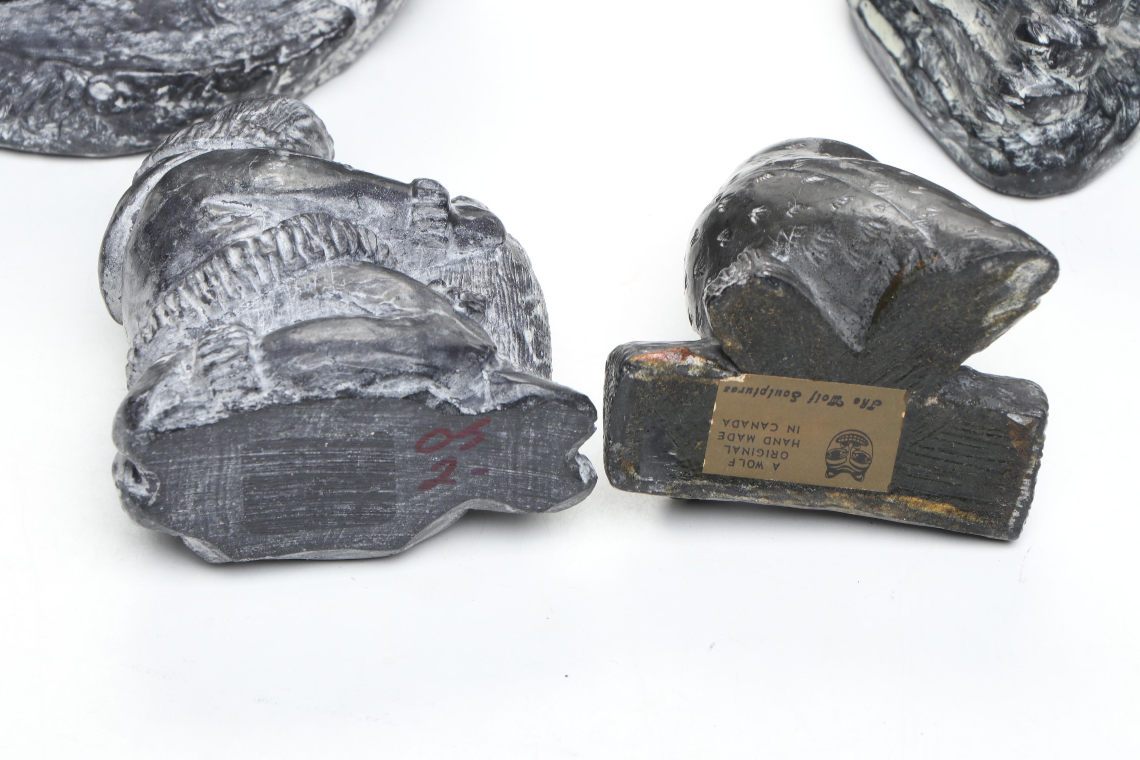 Canada Wolf Originals Owl, Seal, Bear Cubs and Native Alaskan Figures