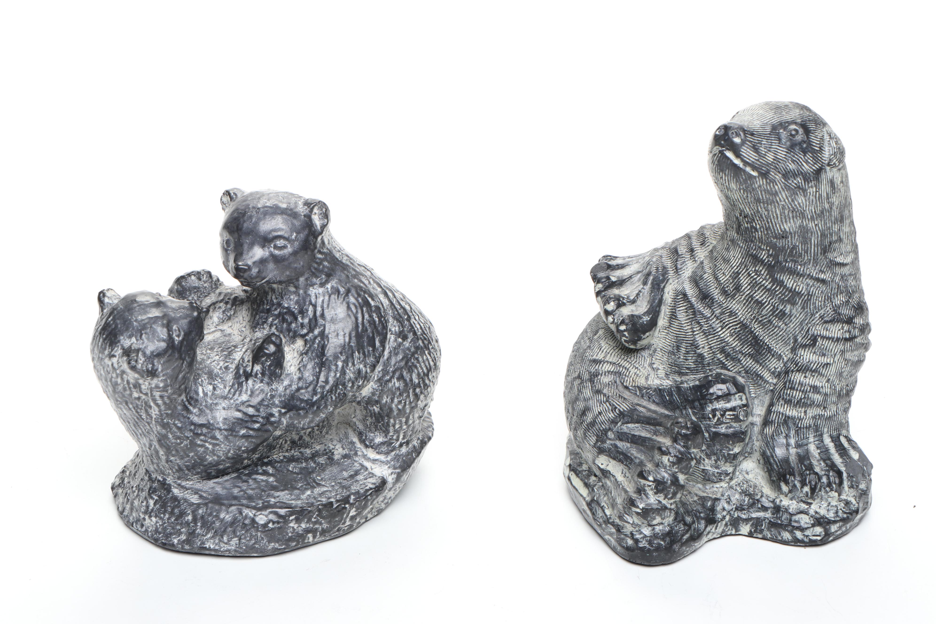 Canada Wolf Originals Owl, Seal, Bear Cubs and Native Alaskan Figures