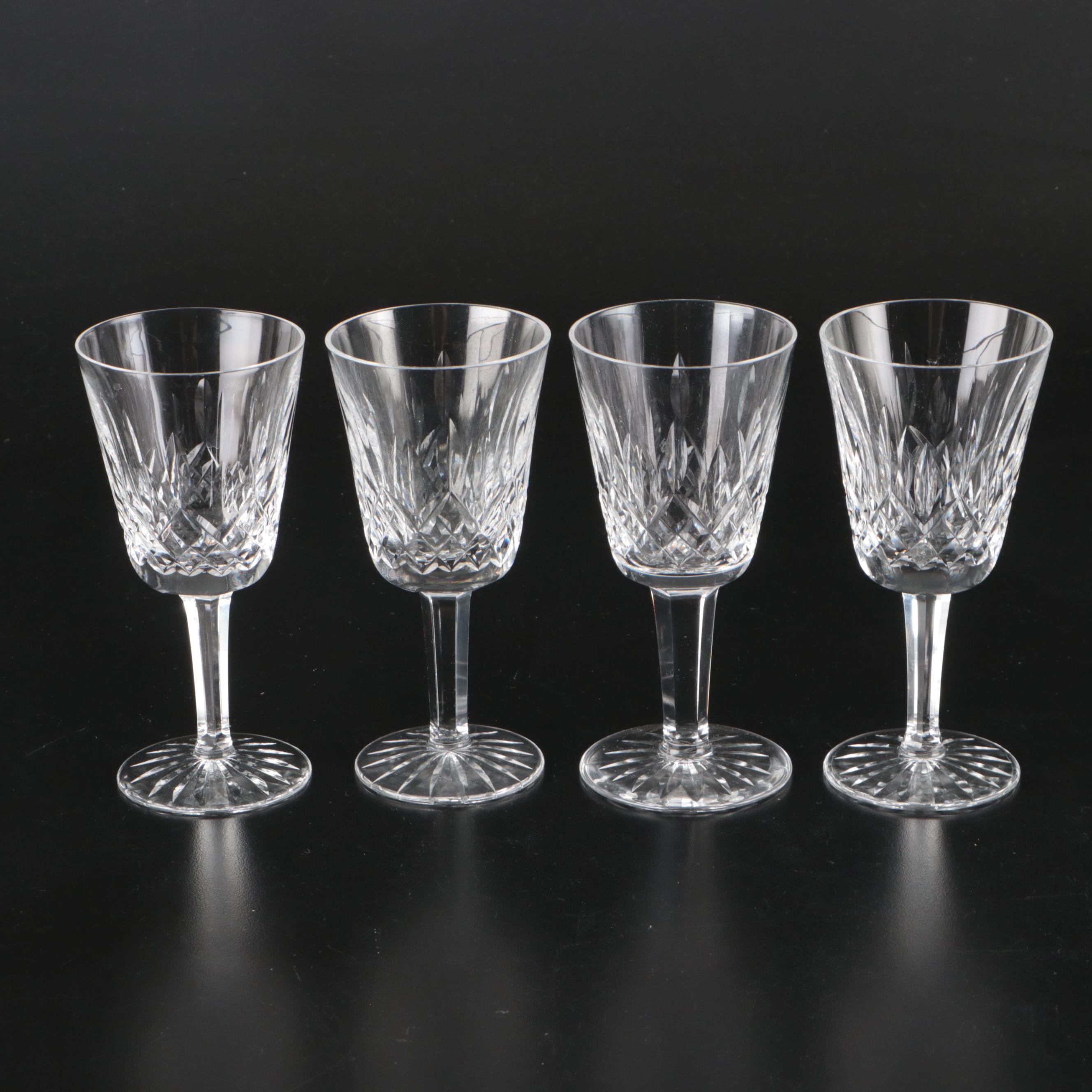 Waterford Crystal "Lismore" White Wine Glasses